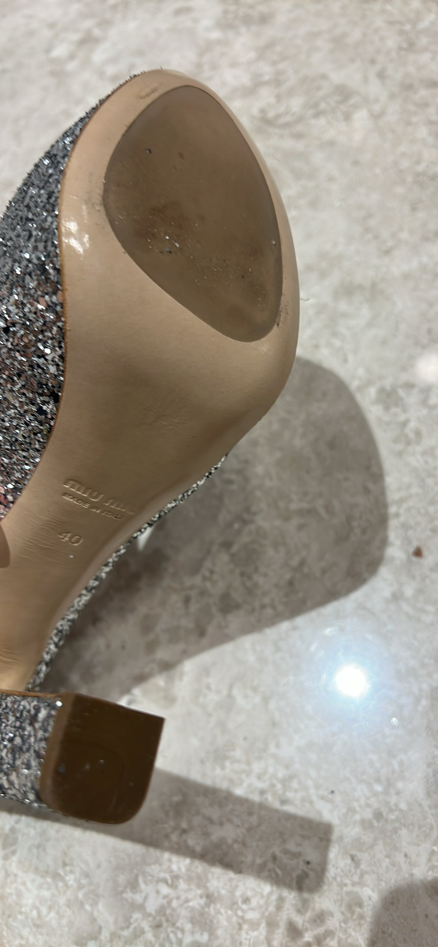 Miu Miu designer shoes size 40 (can fit 39 -39,5) - Image 3