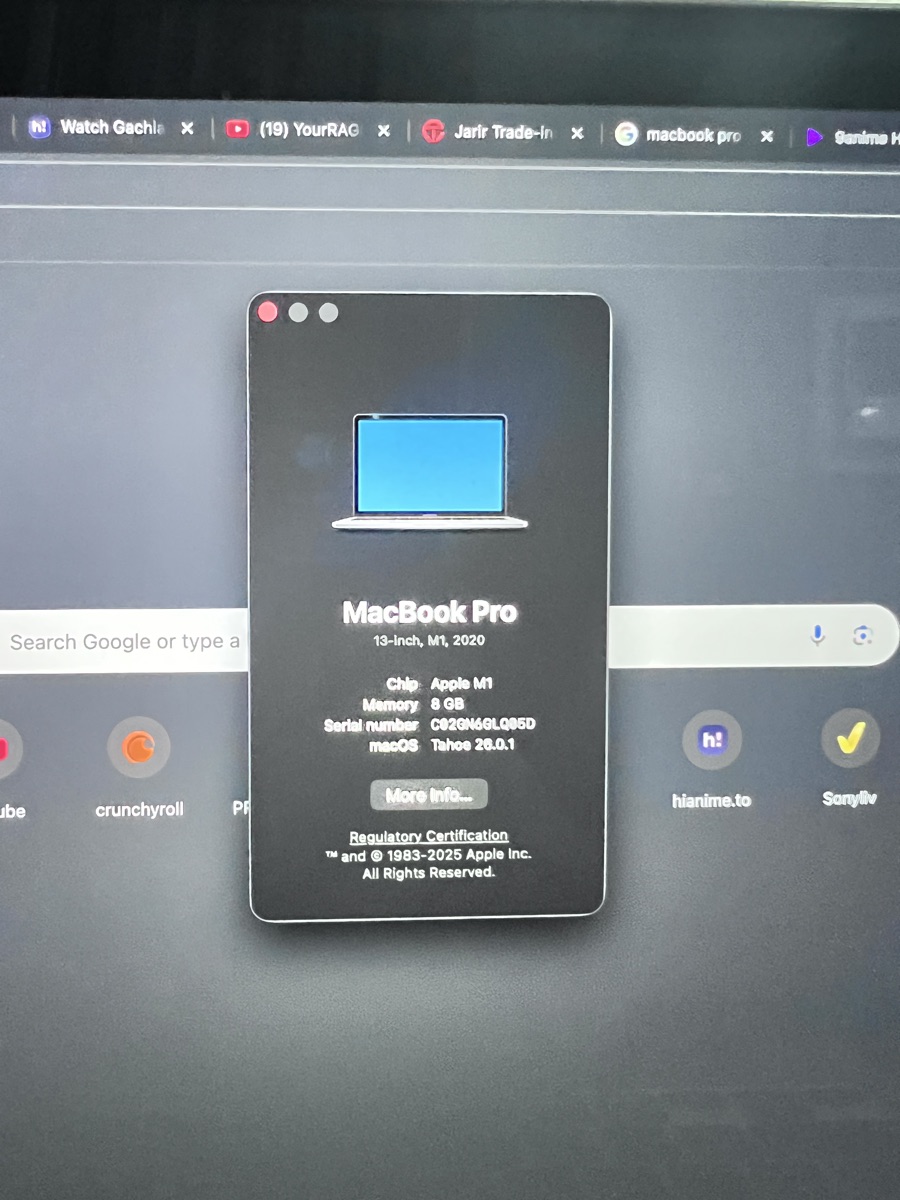 Macbook pro m1 13 inch 2020 space grey - Image 2