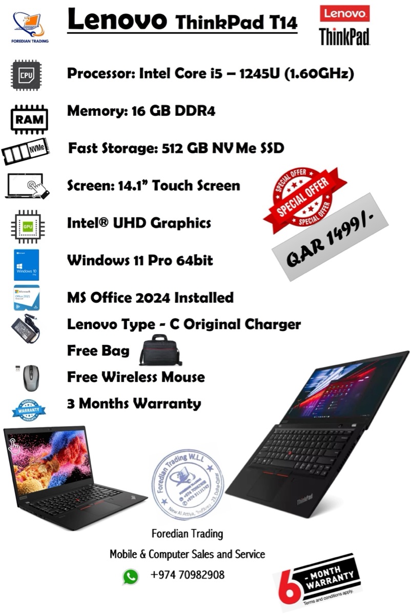Lenovo ThinkPad T14 Touch - Image 3
