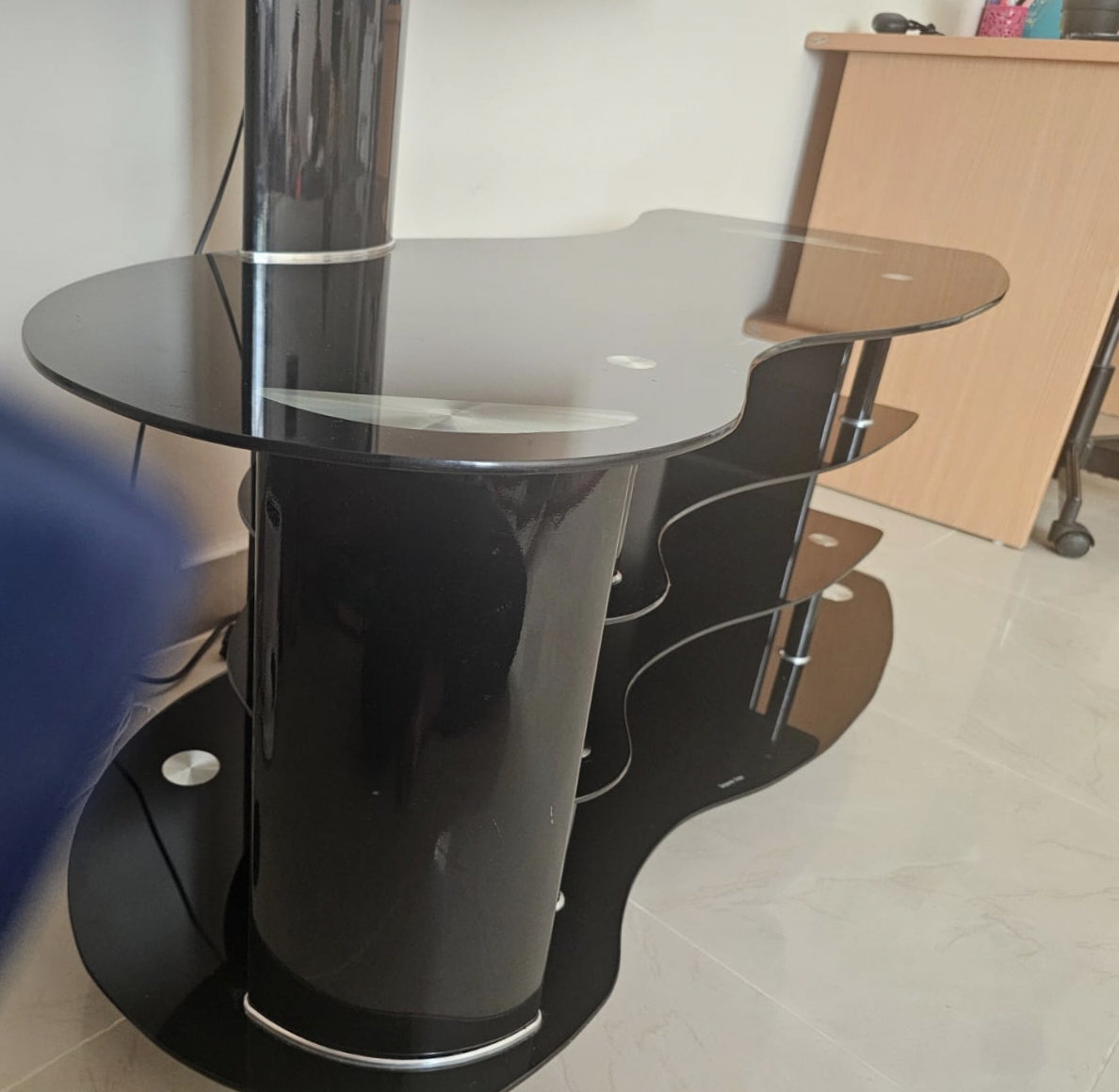 Tempered Glass TV Table - Image 2