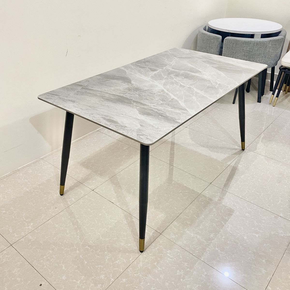 Dining table, sintered stone table, 4 seater table, restaurant - Image 1