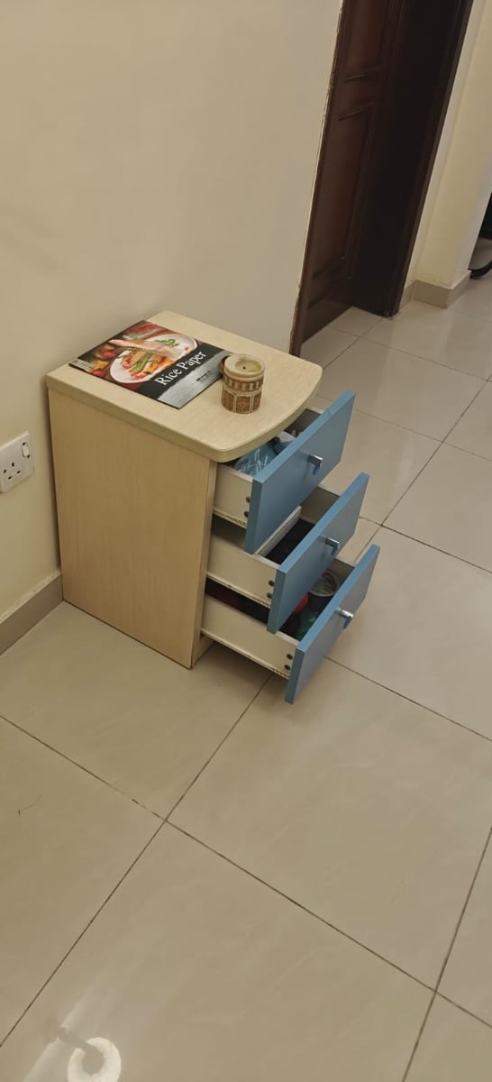 Home Centre, Single bed with a mattress and a side dresser - Image 2