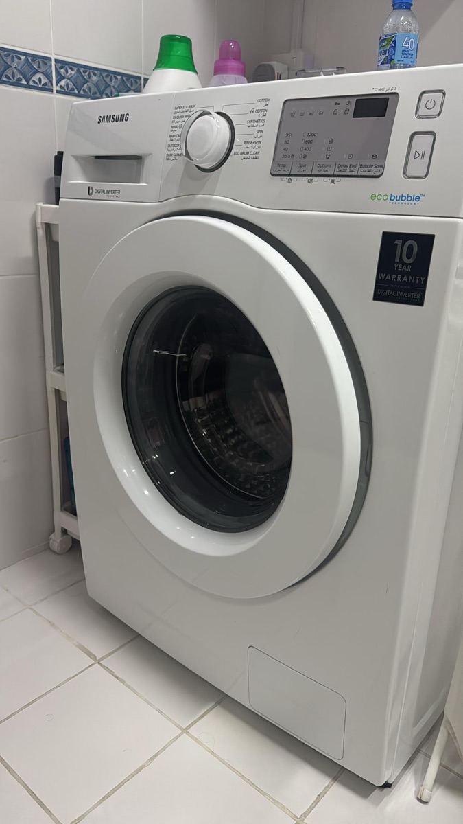 Samsung washing machine غسالة سامسونج 8 كجم — EcoBubble - Image 1