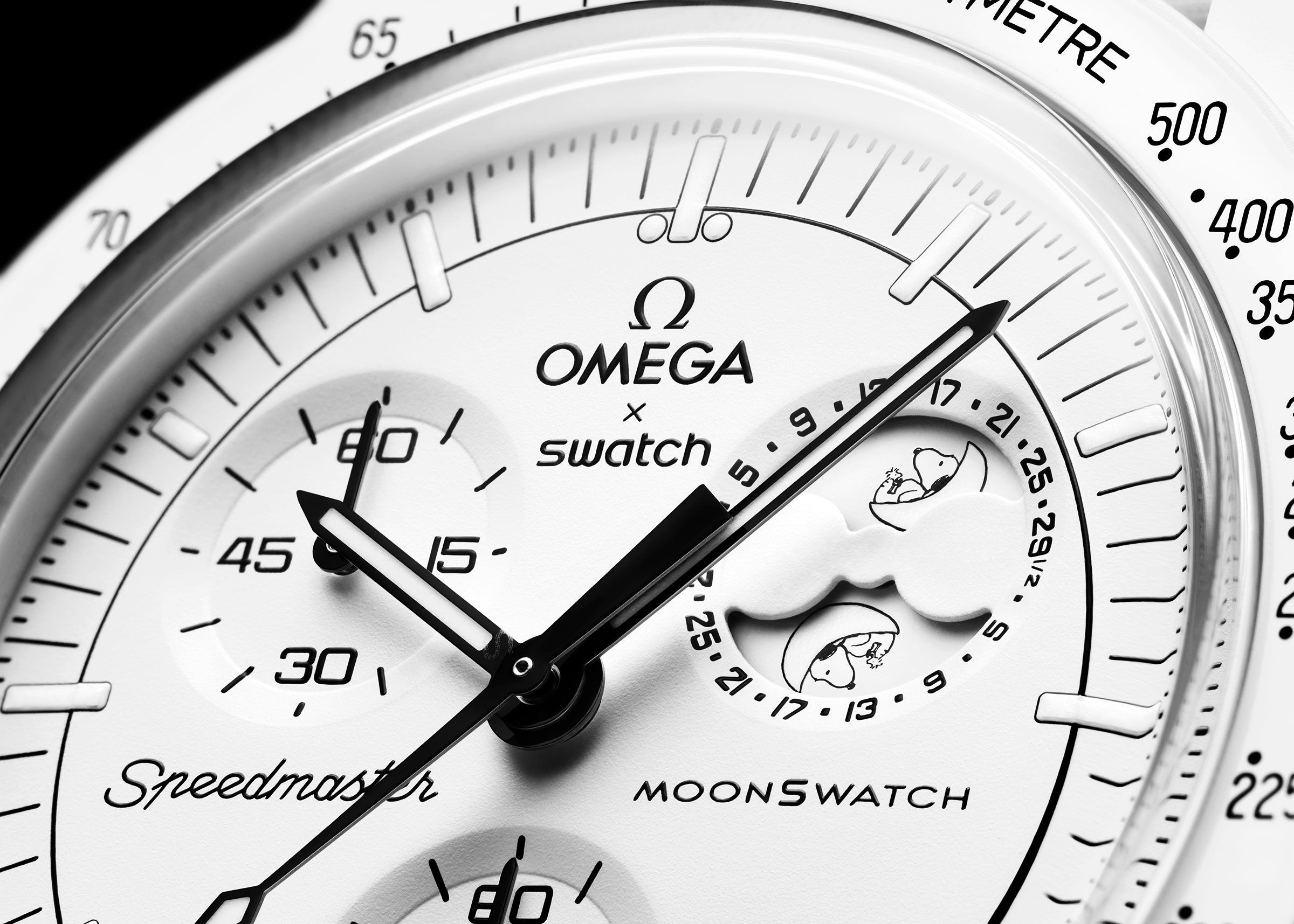 Brand New Unused "Omega MoonSwatch Snoopy" White Color - Image 3