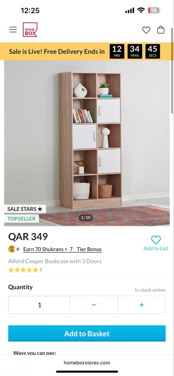 Alford Cooper Bookcase with 3 Doors - Image 3