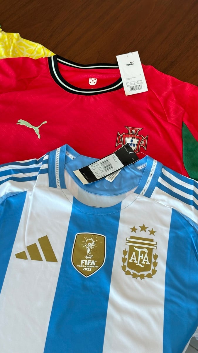 2025/24 Football FIFA Tees Home Collection - Argentina, Brazil, Portugal, Germany - Image 4