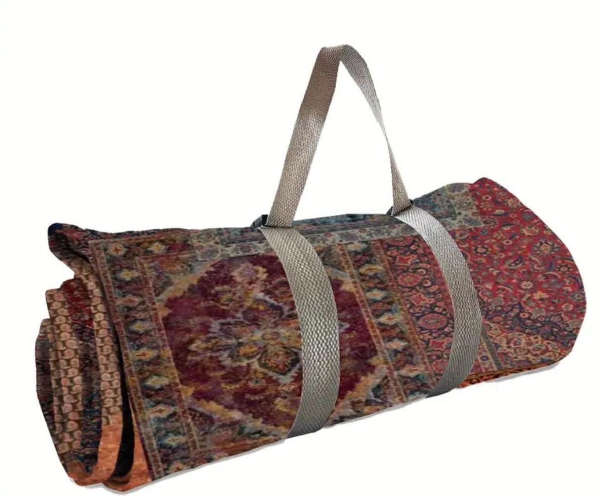 200x180 Beach Mat for Camping, Outdoor Picnic, Park Rug, Non-Stick Grass & Sand - Brand New - Image 2