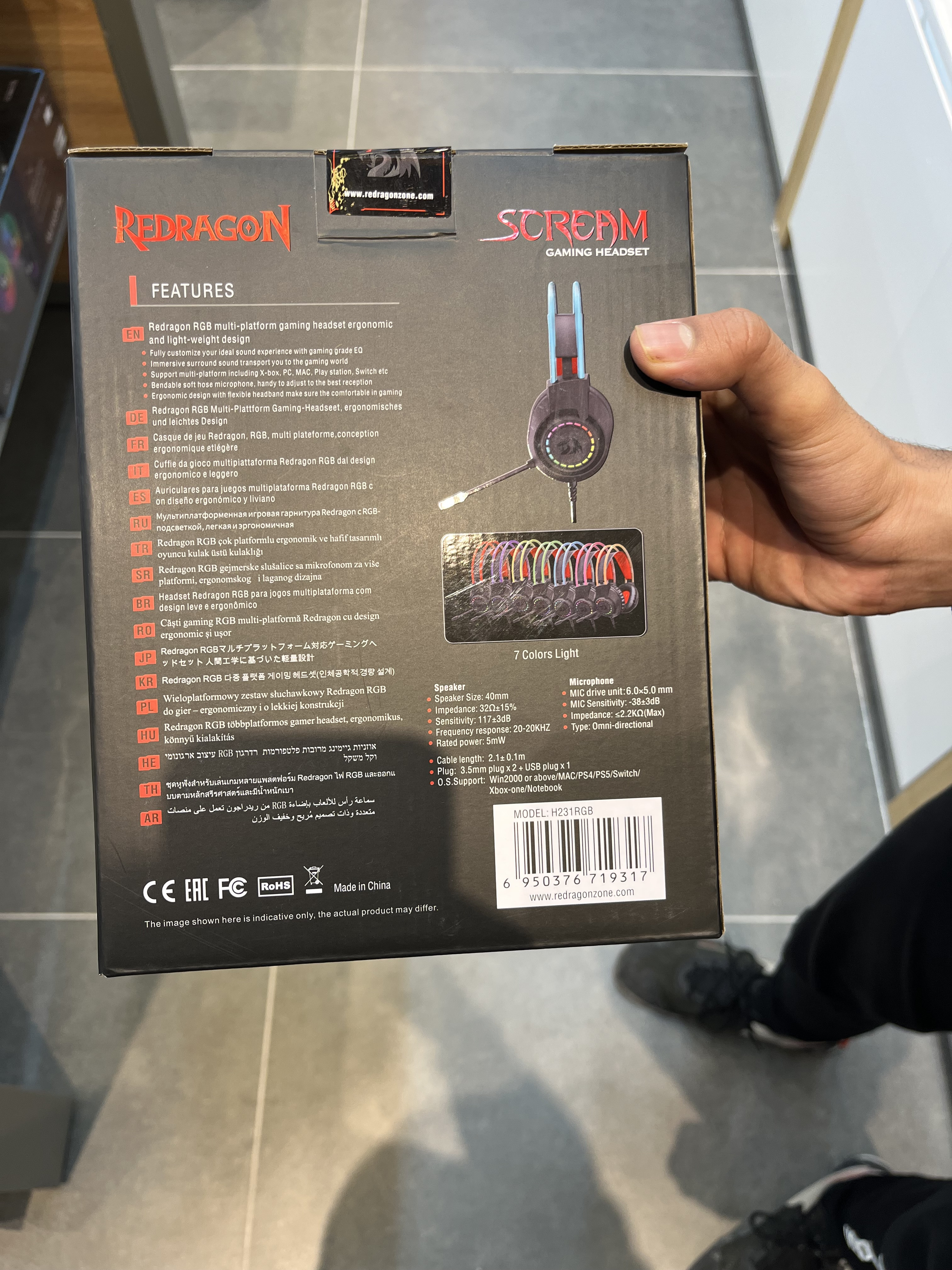 Red dragon gaming headphones FULLY SEALED and BRAND NEW - Image 2