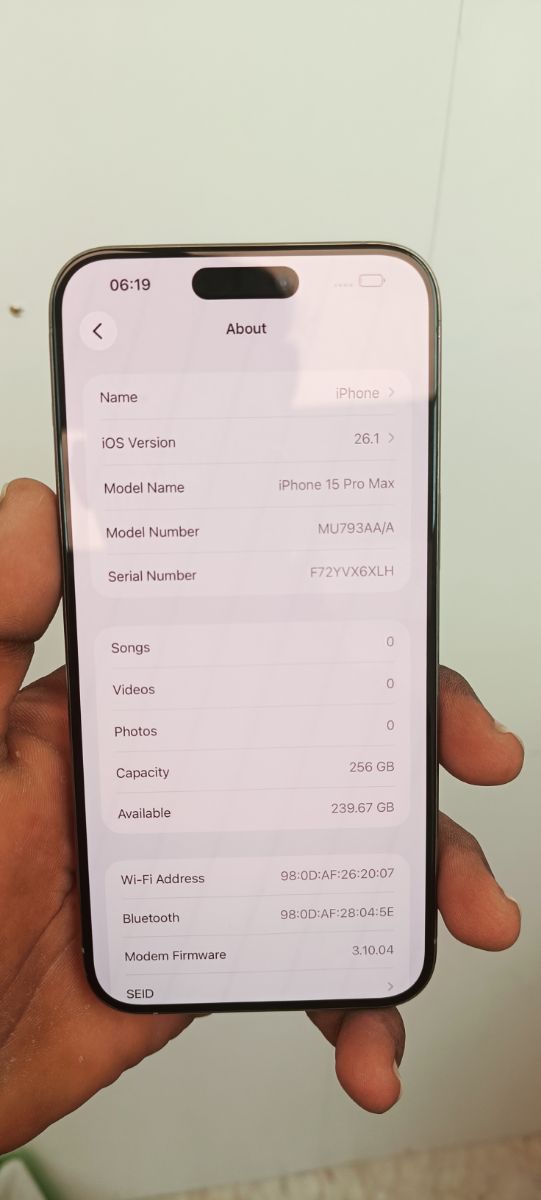 Iphone 15 pro max 256GB NEAR - Image 3