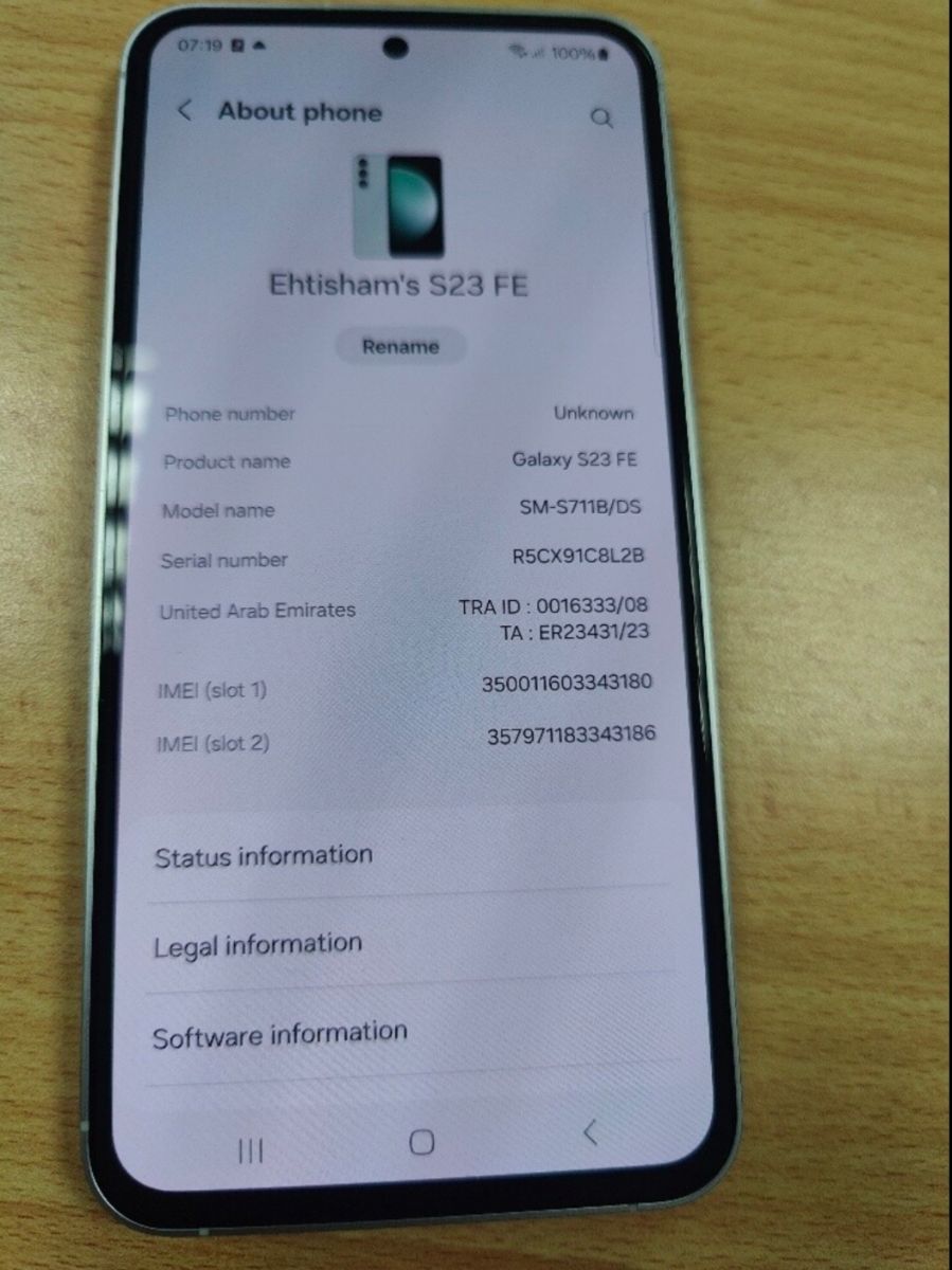 Samsung Galaxy S23 FE 5G (MINT) 8GB/256GB - Image 4