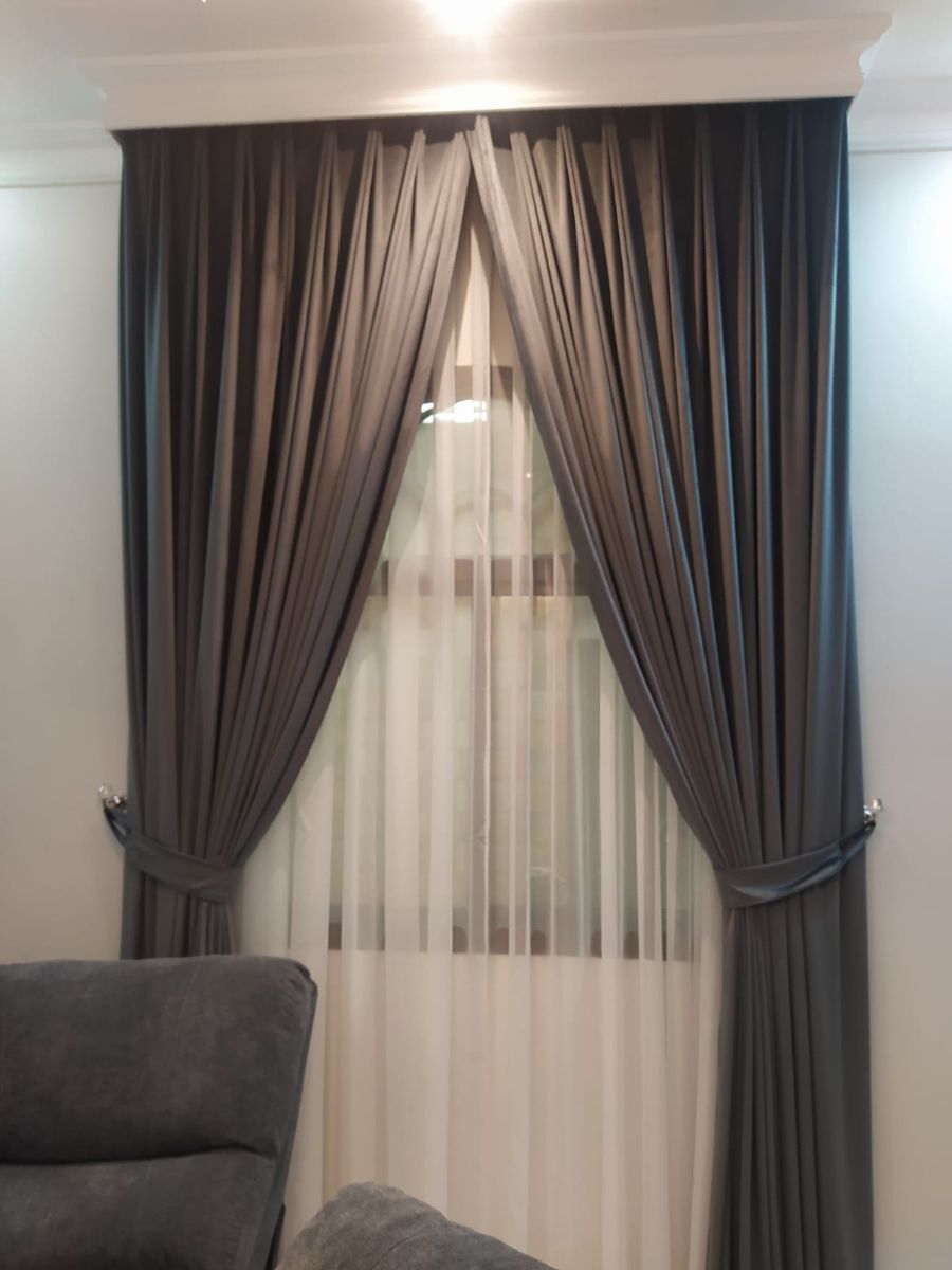 Classic waves fabric curtain for window - Image 10