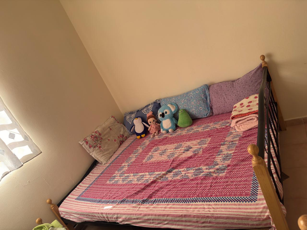 Bed cot and mattress 190*150 - Image 4