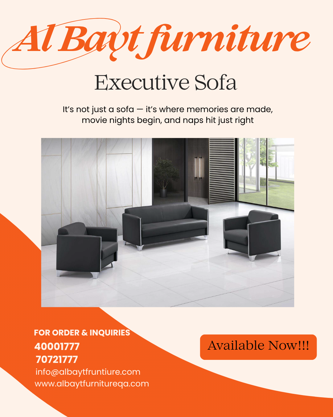 Executive Sofa - Image 1