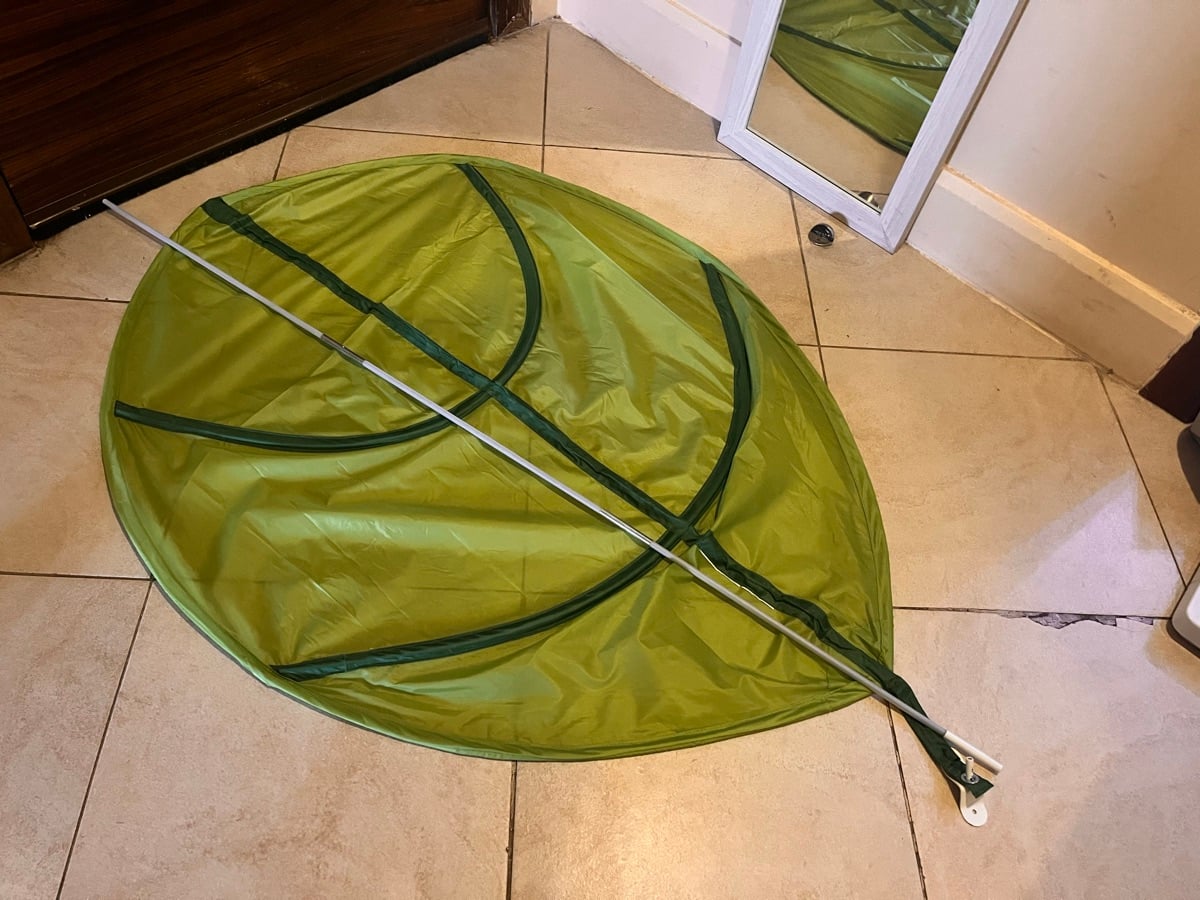 Green canopy from IKEA for kids - Image 2