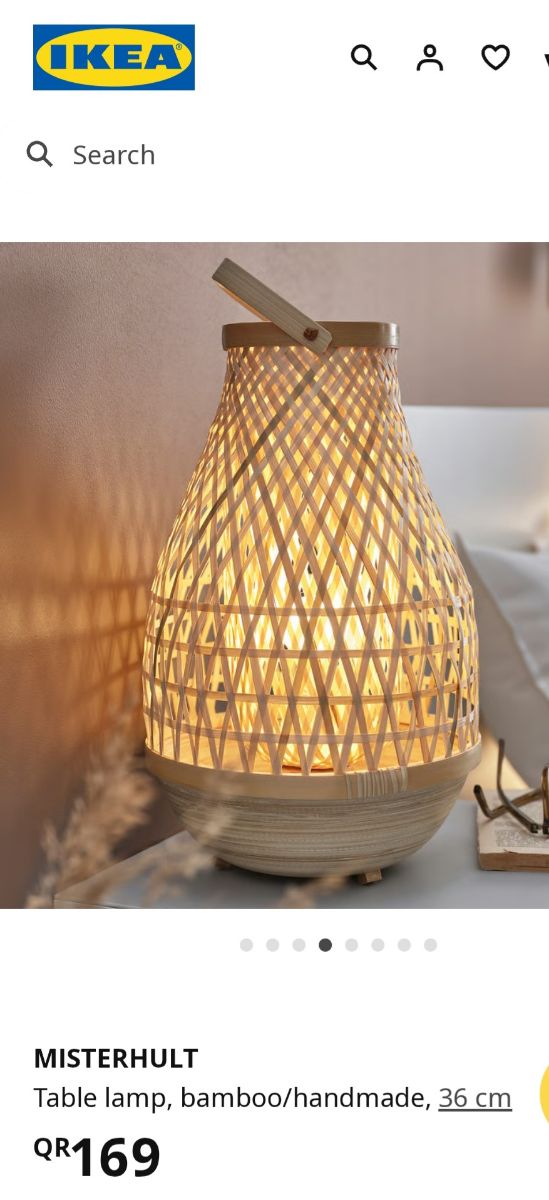 IKEA Bamboo lamp + free delivery - Image 8