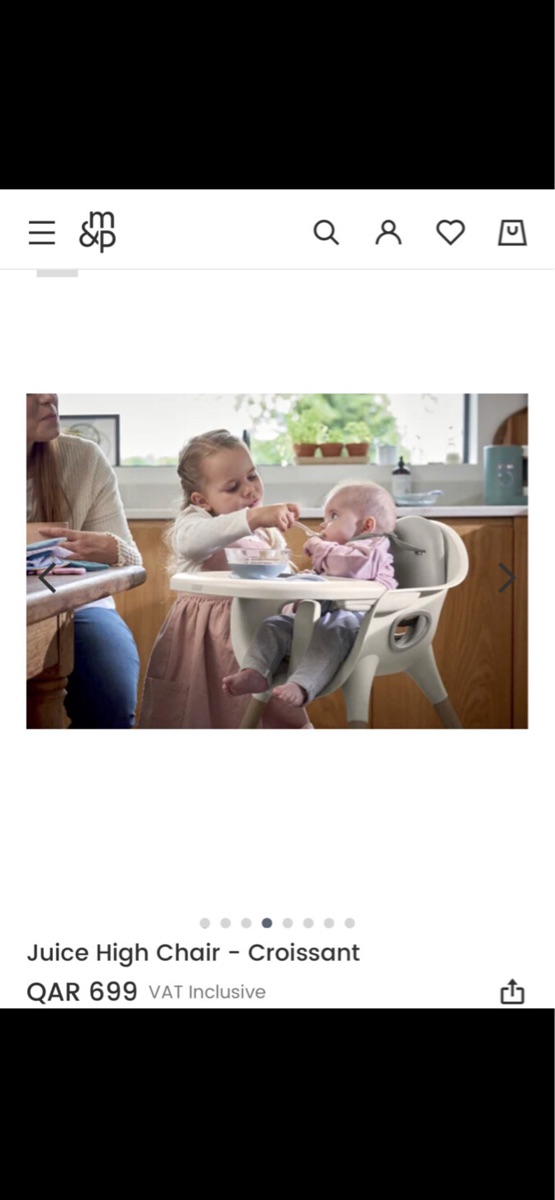 Juice high chair croissant color - Image 3