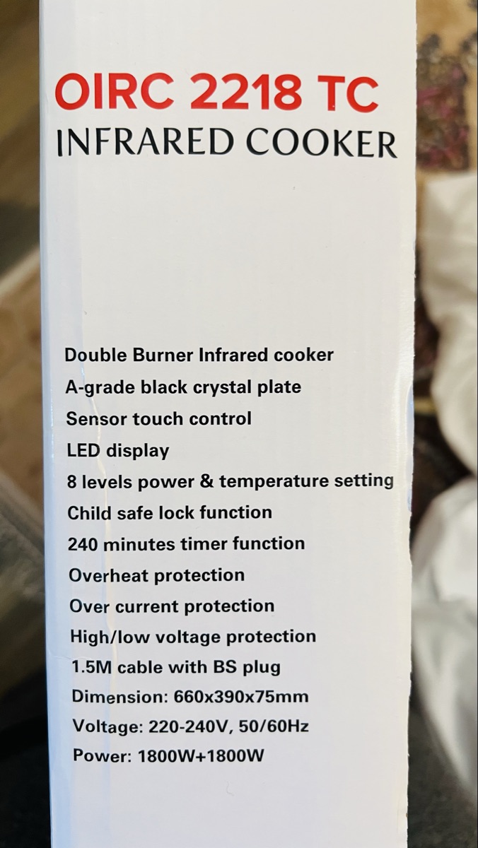 Oscar infrared cooker - Image 2