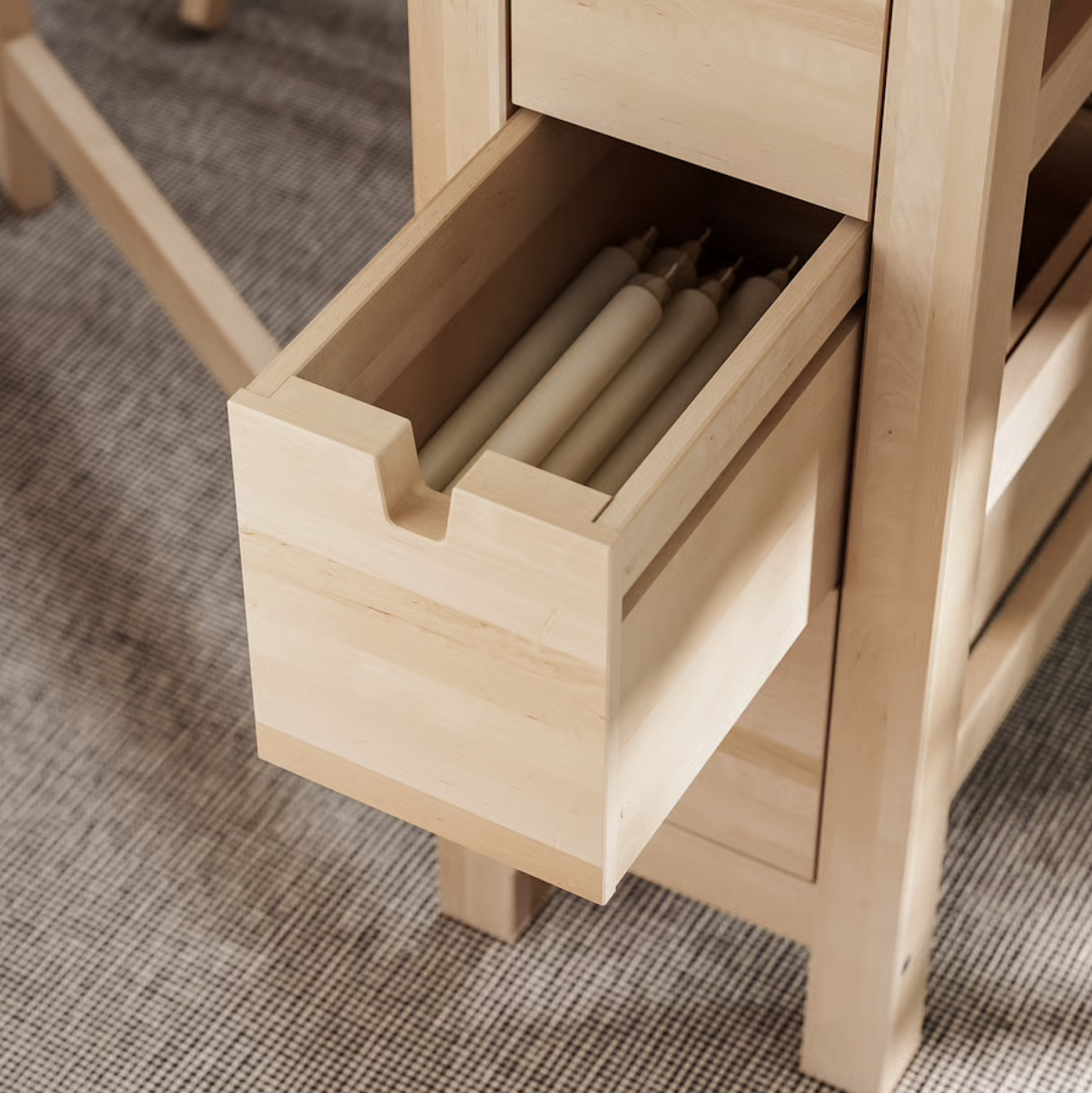 IKEA Folding Dinning Table Only - Image 3