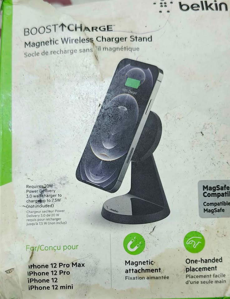 BOOST↑CHARGE Magnetic Wireless Charger Stand - Image 1