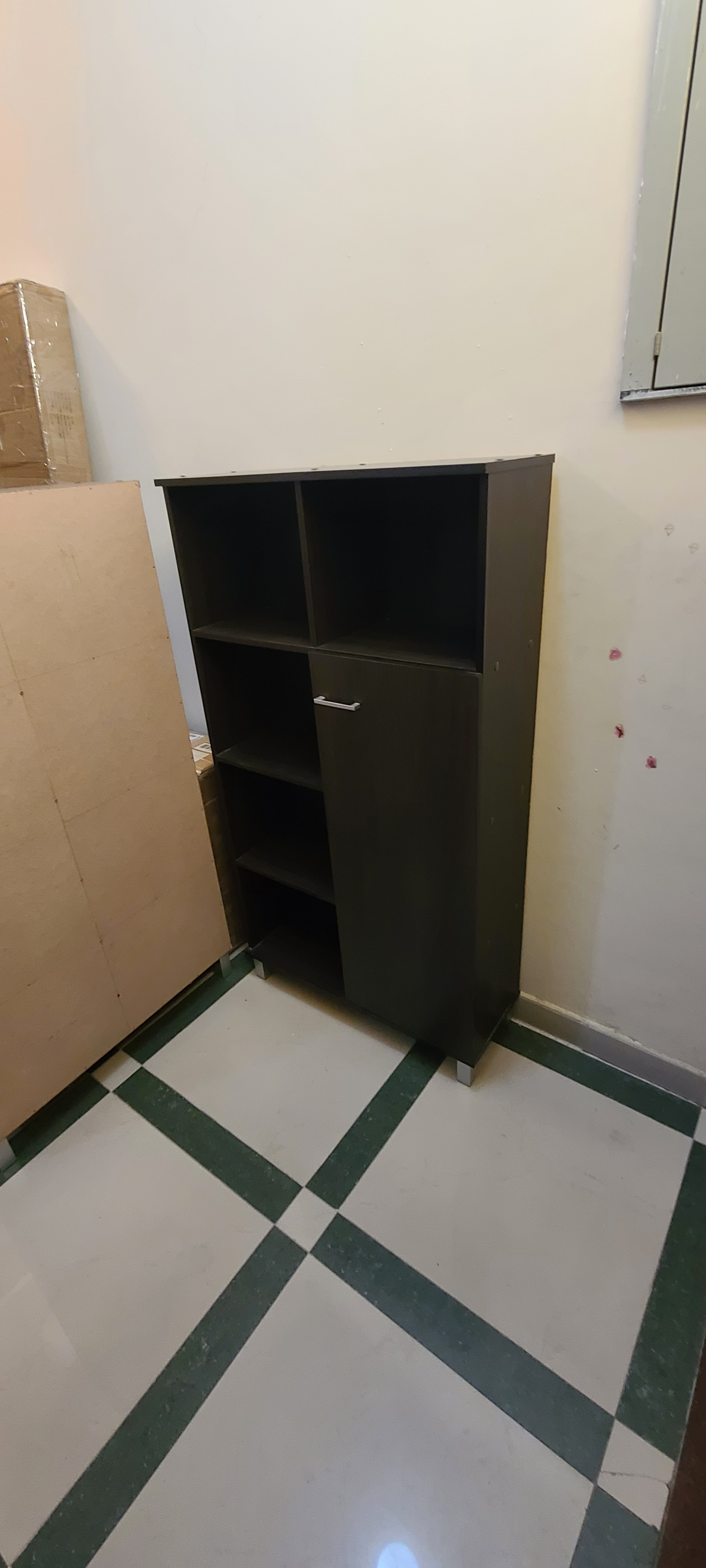 Real wooden desk and two Shelves for Sale - Image 6