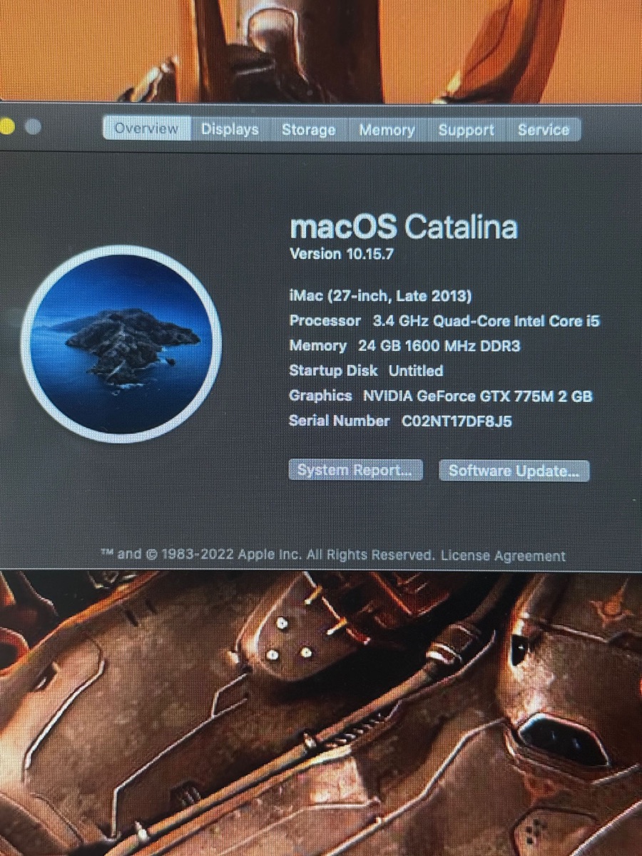 iMAC 27 inch late 2013 model - Image 3