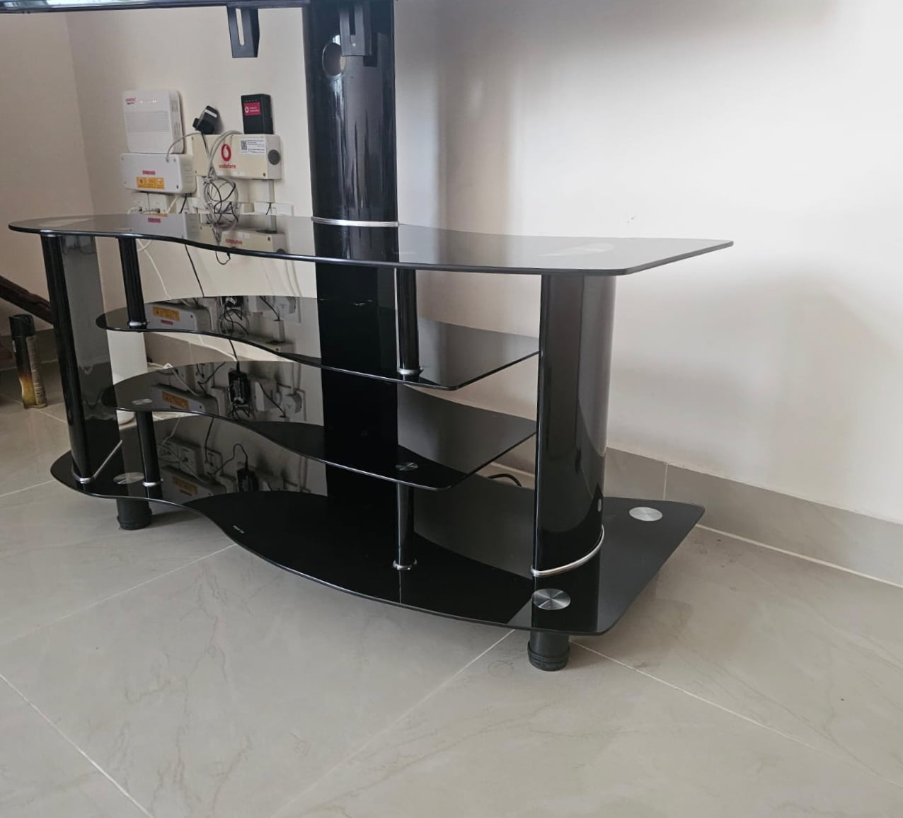 Tempered Glass TV Table - Image 4