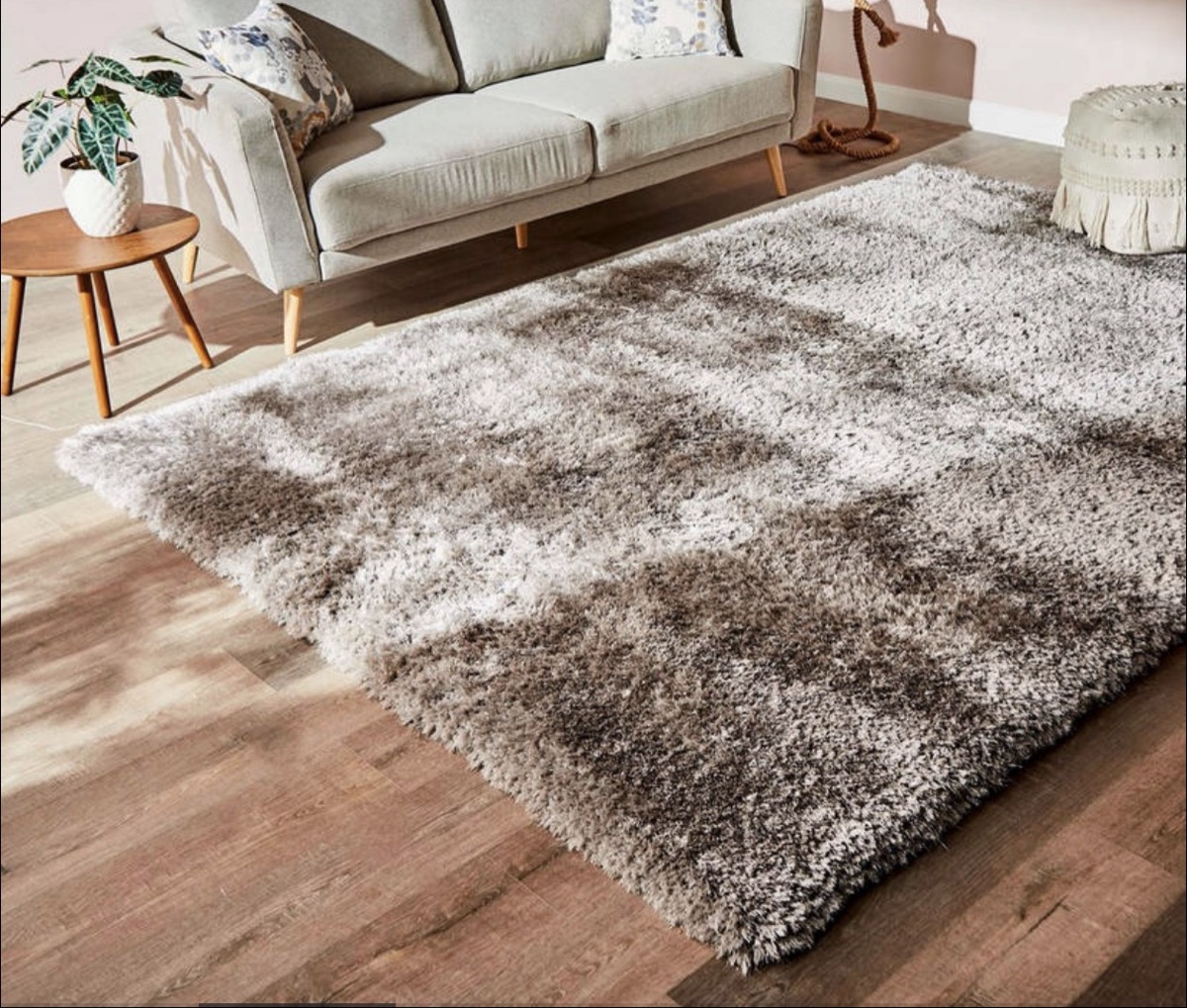 Plush shaggy rug / carpet 290 x 200 - Image 2