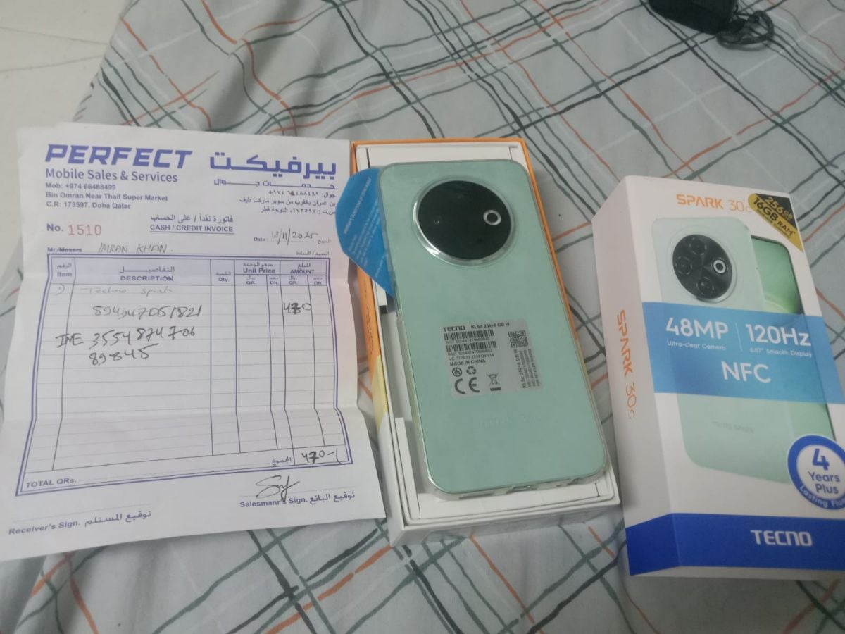 Tecno spark 30 c only box open full company warnty - Image 4