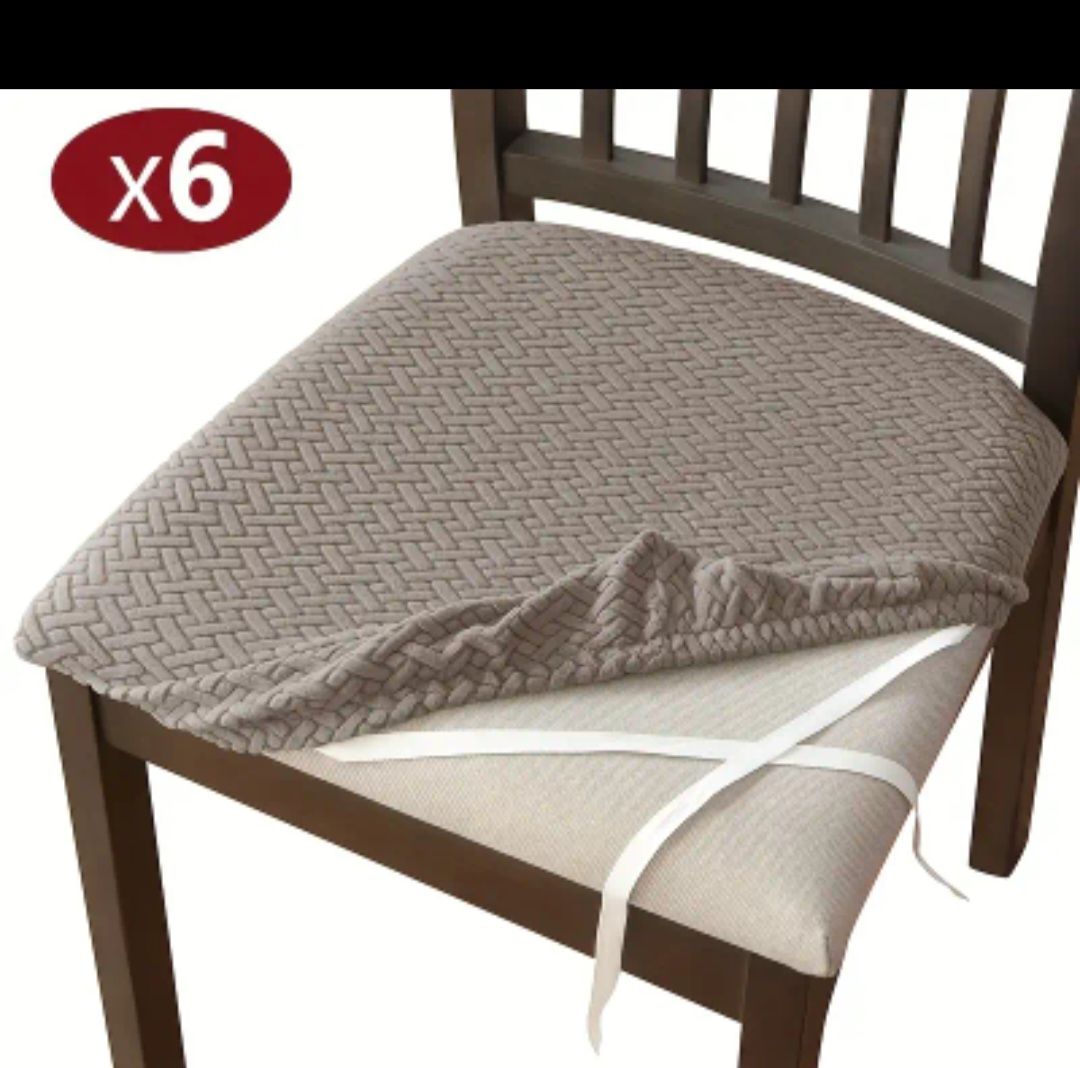 Dining Chair Seat Cover - 6Nos (Price reduced) - Image 1