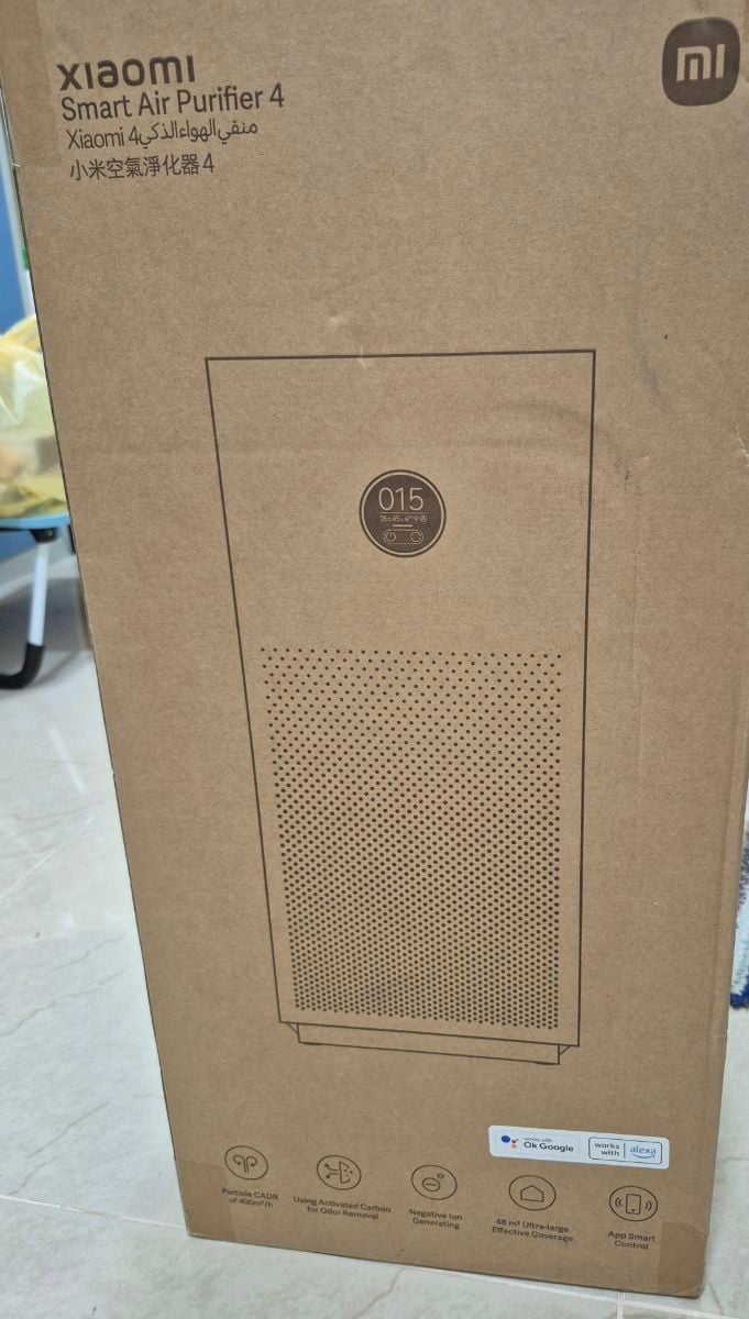 Xiaomi Air Purifier 4 - price- QAR 550 (negotiable). Almost New (1 Month Used) Very Urgent Sale - Image 4