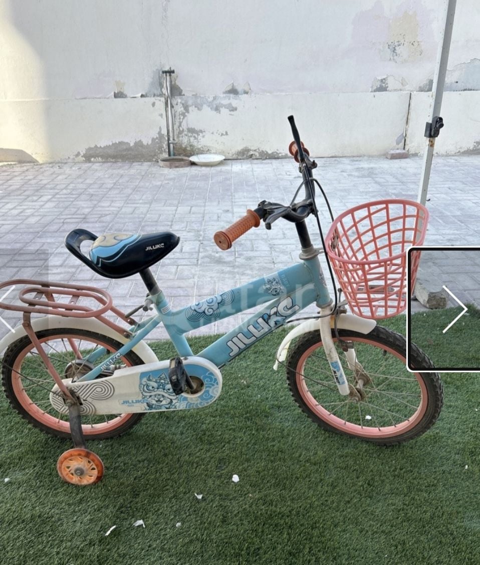 Girls bicycle and baby car - Image 4
