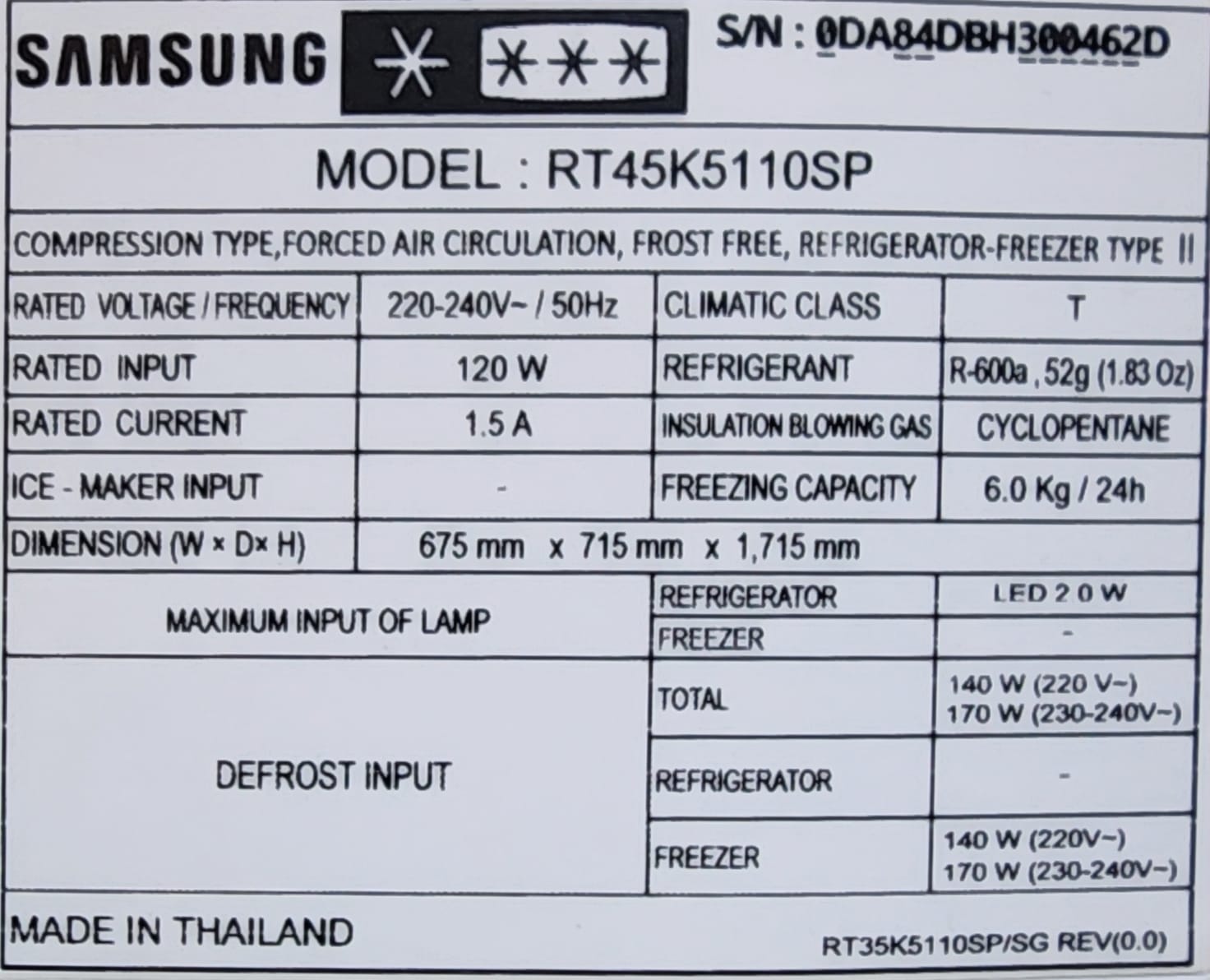 amsung Double Door Refrigerator-450 L (RT45K5000WW) in Excellent Condition - Image 5