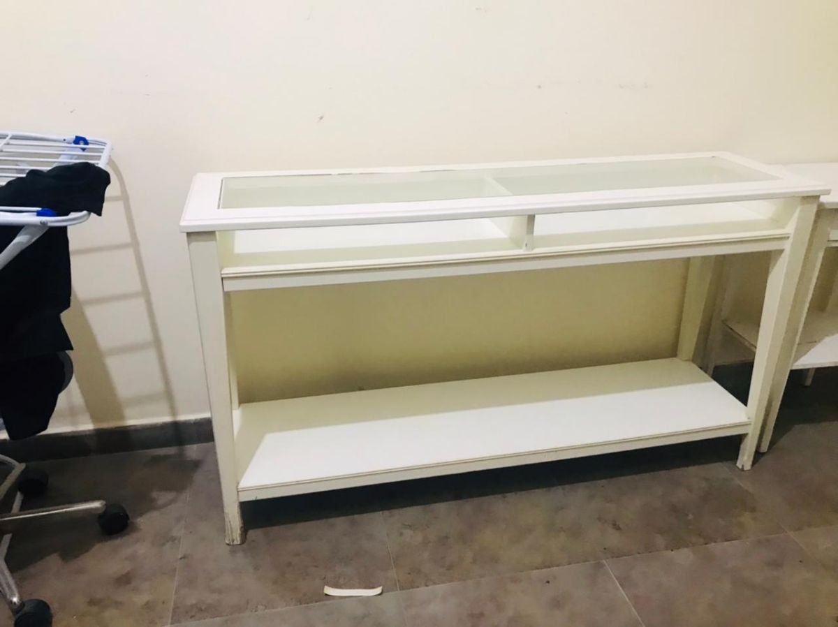 Good condition sofa set with table and glass table small ,water dispenser - Image 5