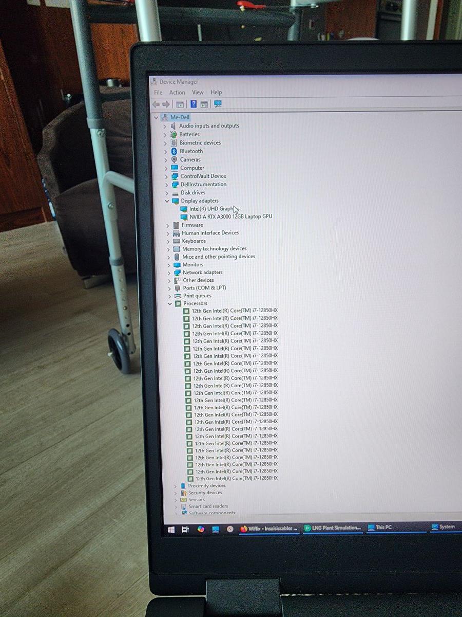 Dell Precision 7770 (workstation) with Intel Core 12th Generation i7-12850HX (16 Core,s 24 threads, Up to 4.80GHz, 25MB Cache)+NVIDIA RTX A3000-12GB GDDR6+32 GB RAM DDR5 - Image 11