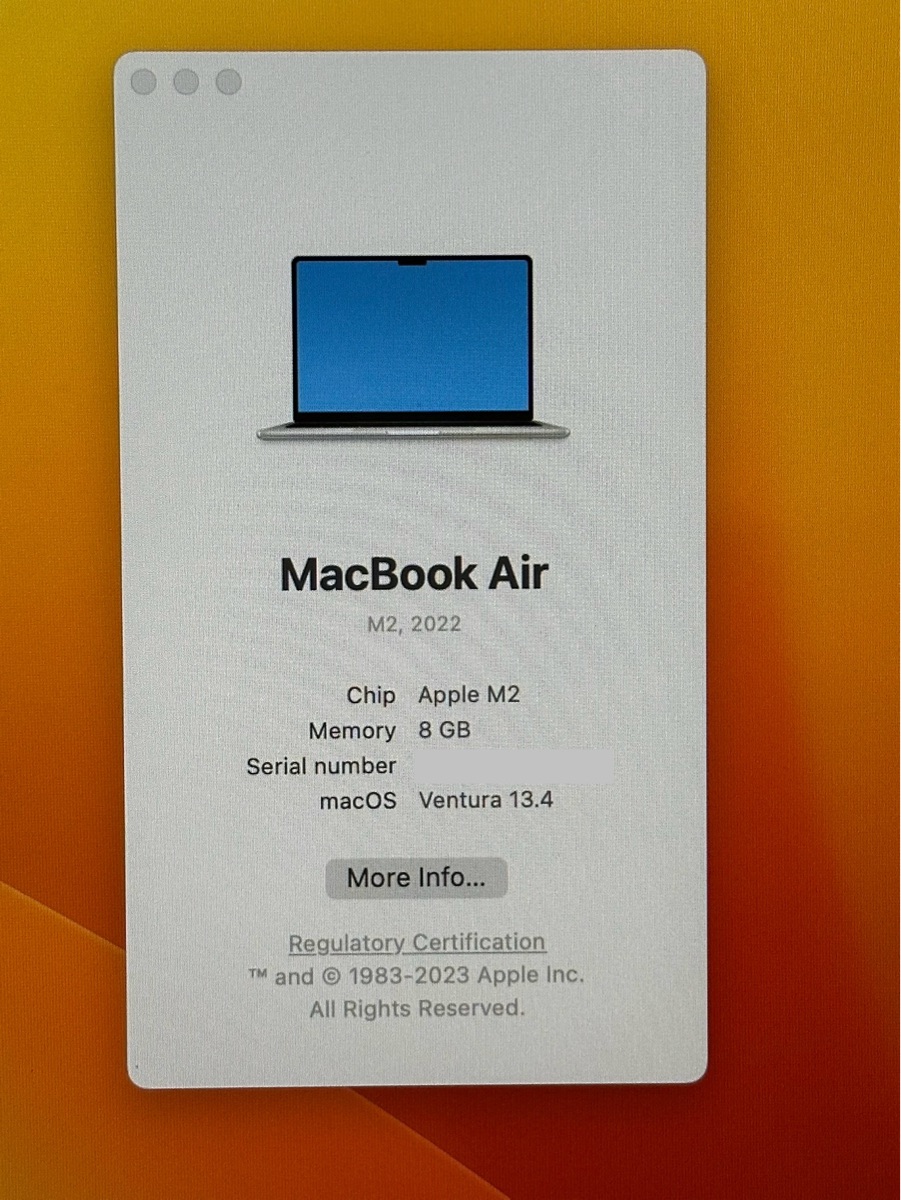 13-inch MacBook Air 2022 (M2) |8+256| Almost New - Image 8