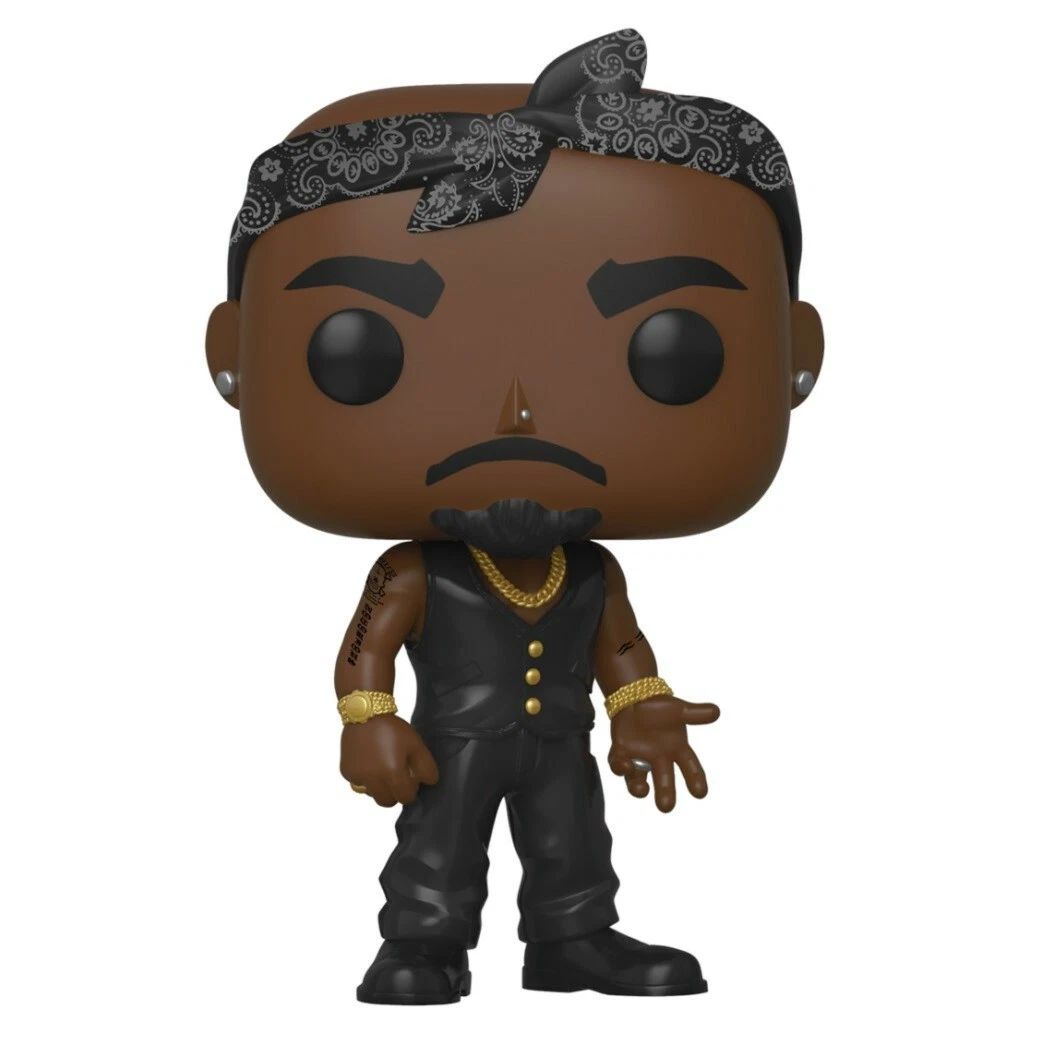 Tupac Shakur 2Pac Rap Hip Hop POP! Rocks #158 Vinyl Figure Funko - Image 1