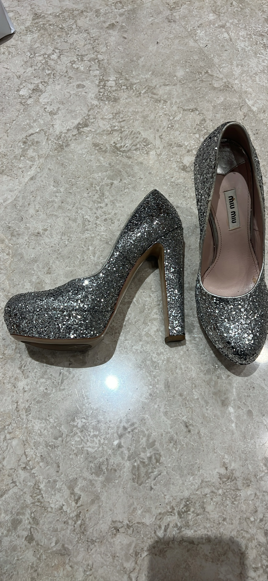 Miu Miu designer shoes size 40 (can fit 39 -39,5) - Image 5