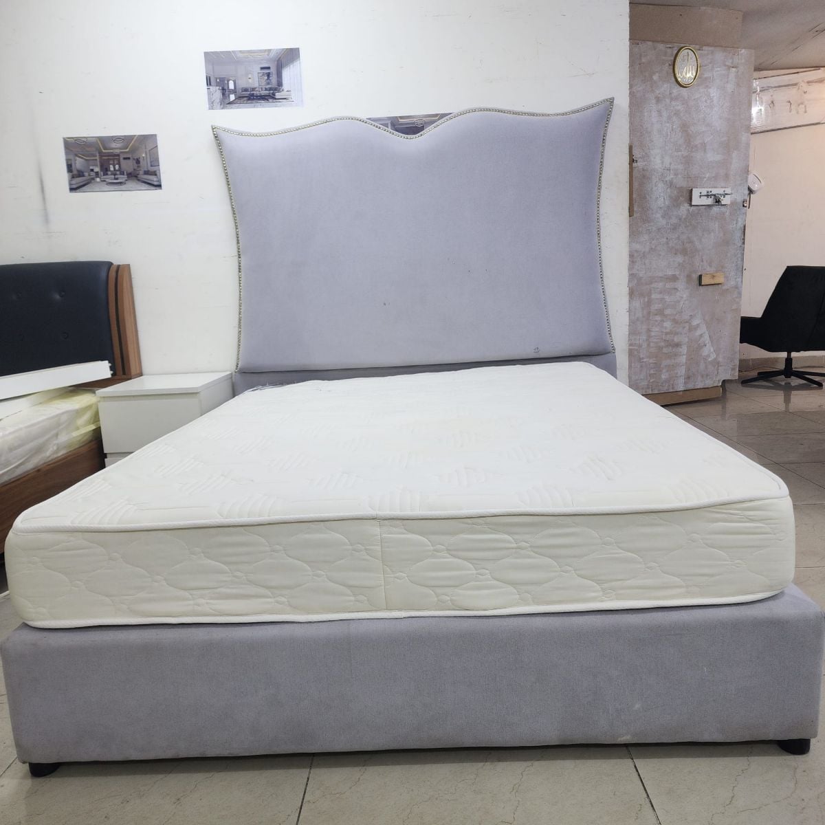 For Sale Homechanter Queen Size Bed Mertss 150/200 C.M Very Good Condition If You Need Call Me 72107930 - Image 2