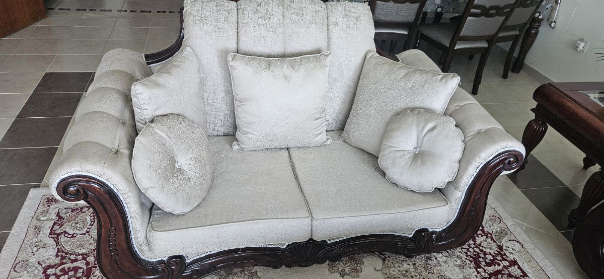 Sofa Set with Side Tables and Center Table for Sale - Image 3