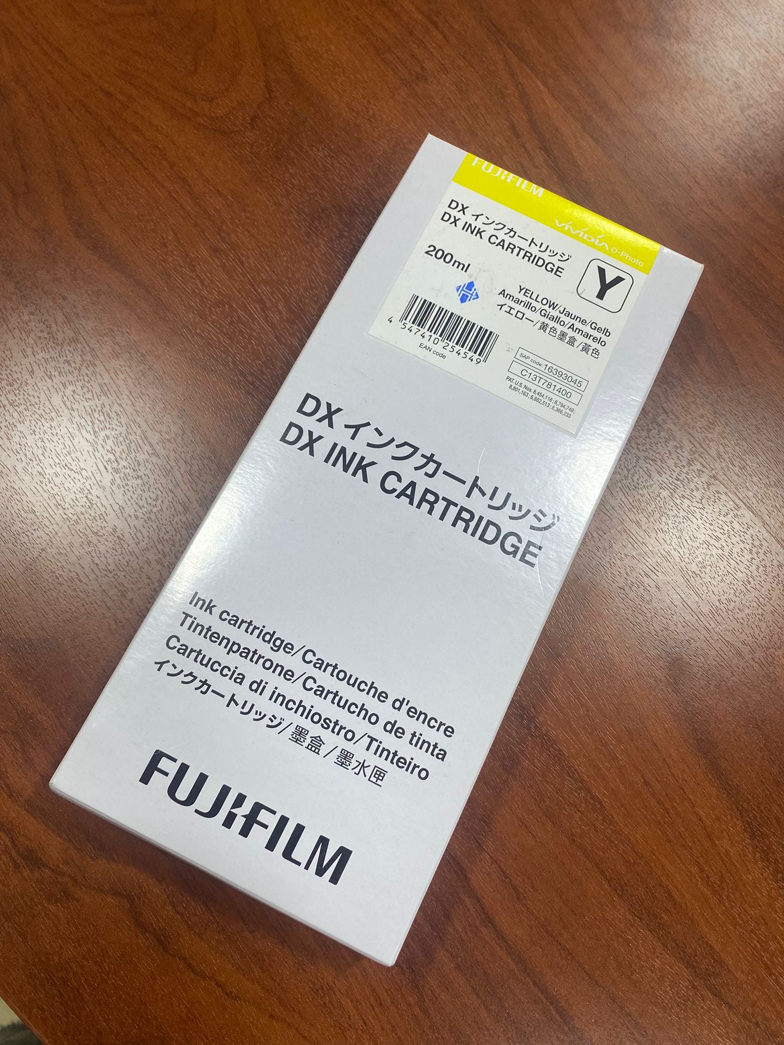 FUJIFILM DX Ink Cartridge (yellow Y) - 200ml - Brand New - Image 1