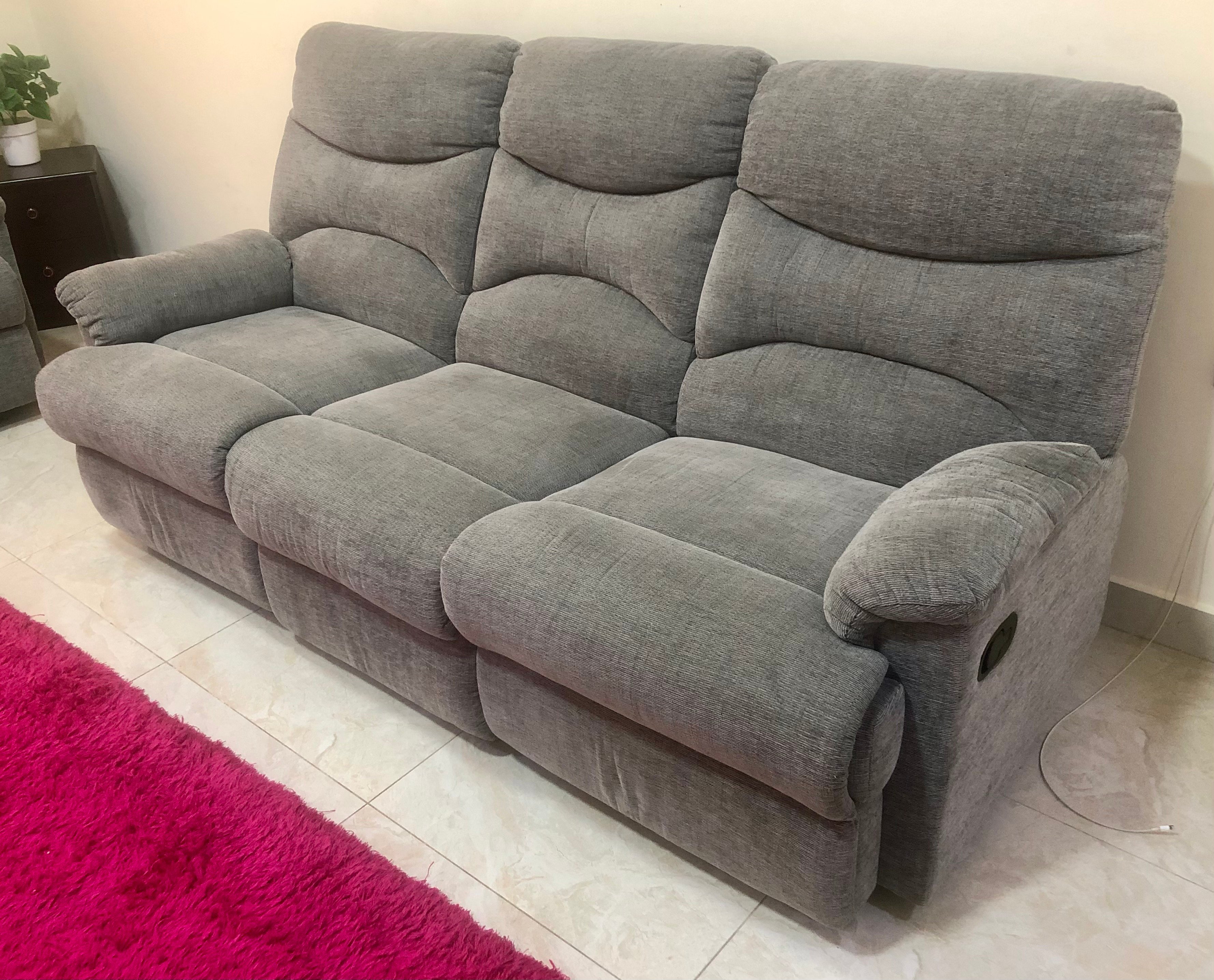  Recliner sofa set 3+2+1 (almost like new) - Image 2