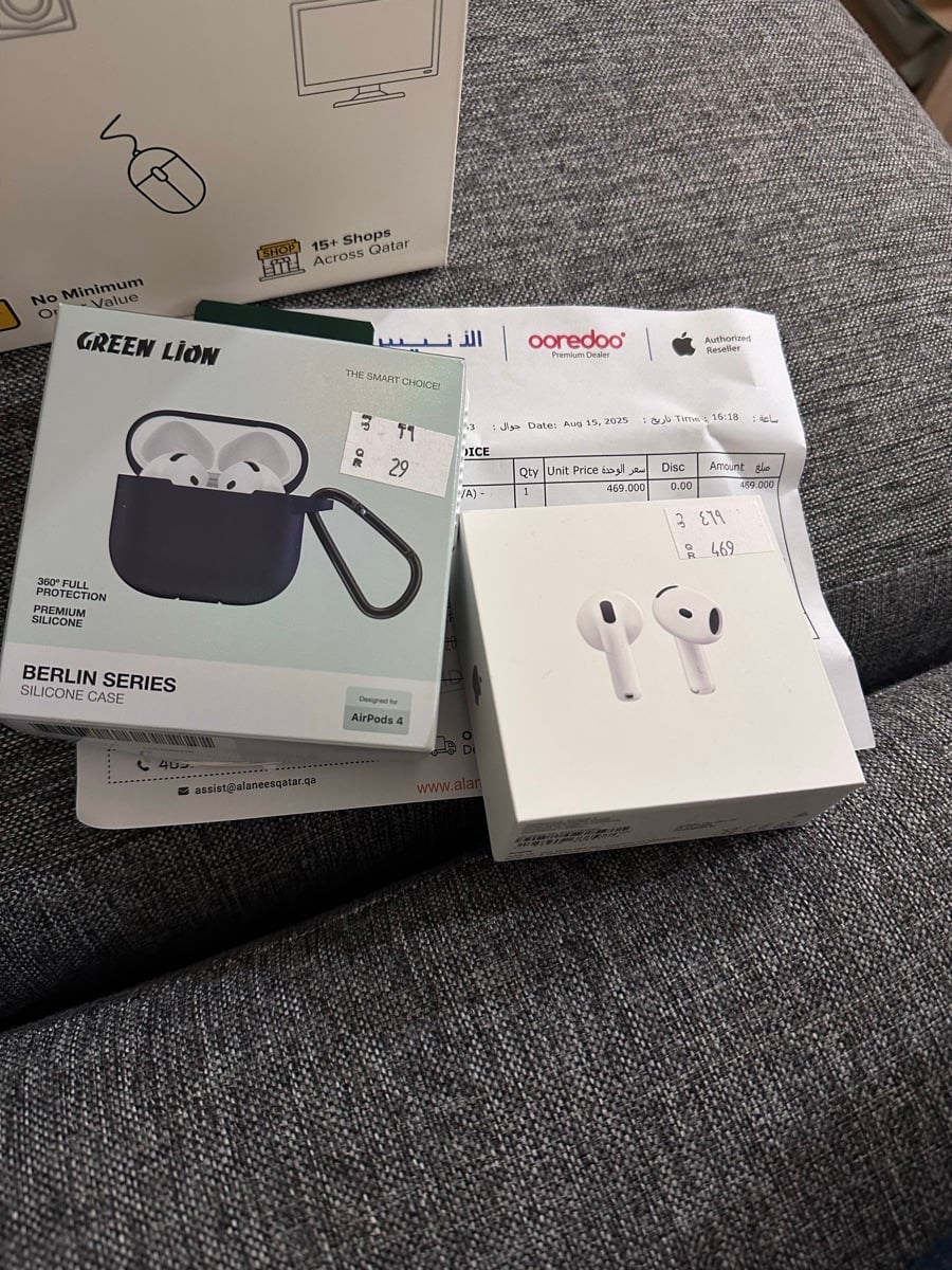 APPLE AIRPODS 4 WITH WARRANTY - Image 1