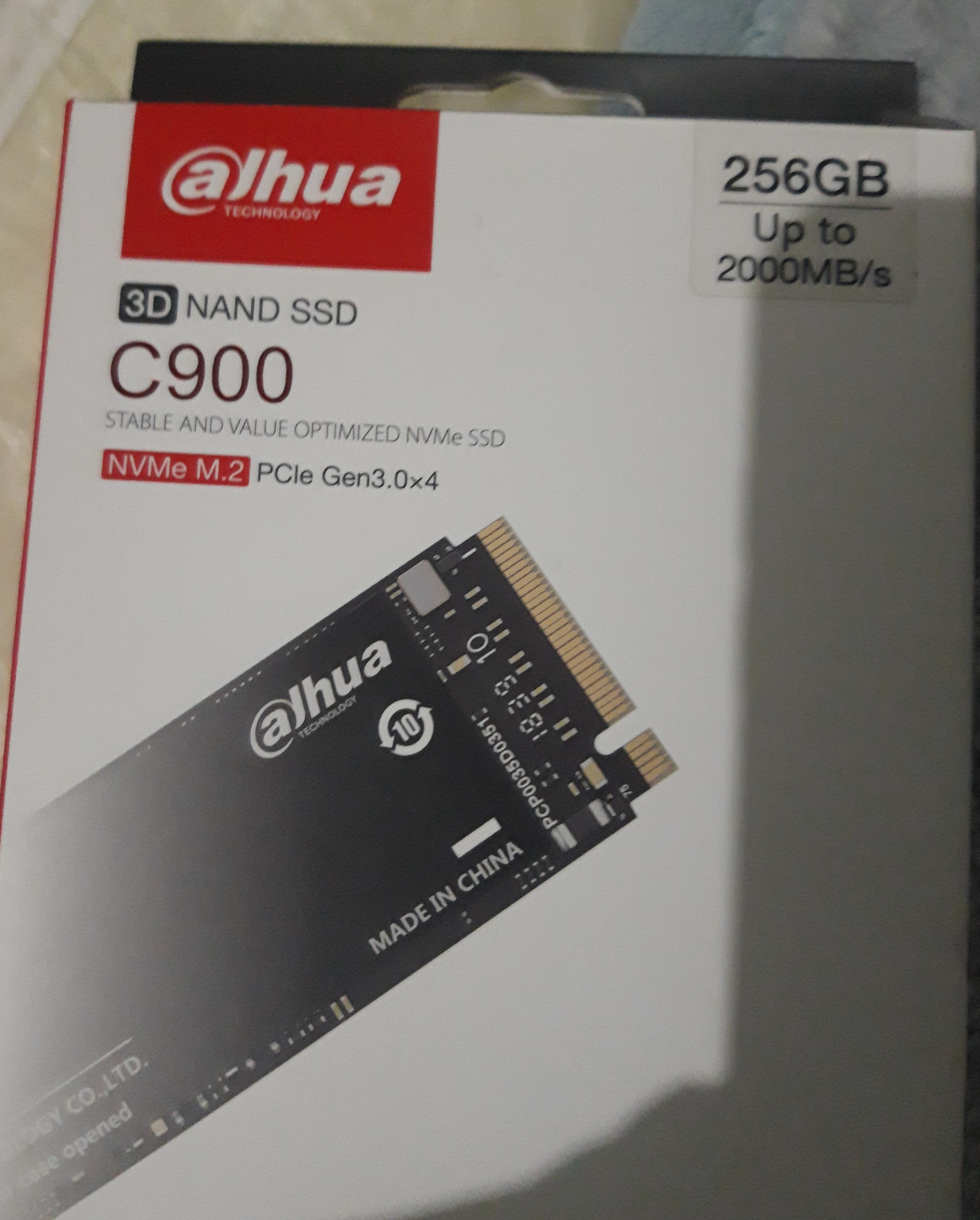 NVMe M2 SSD 256 GB New - Image 1