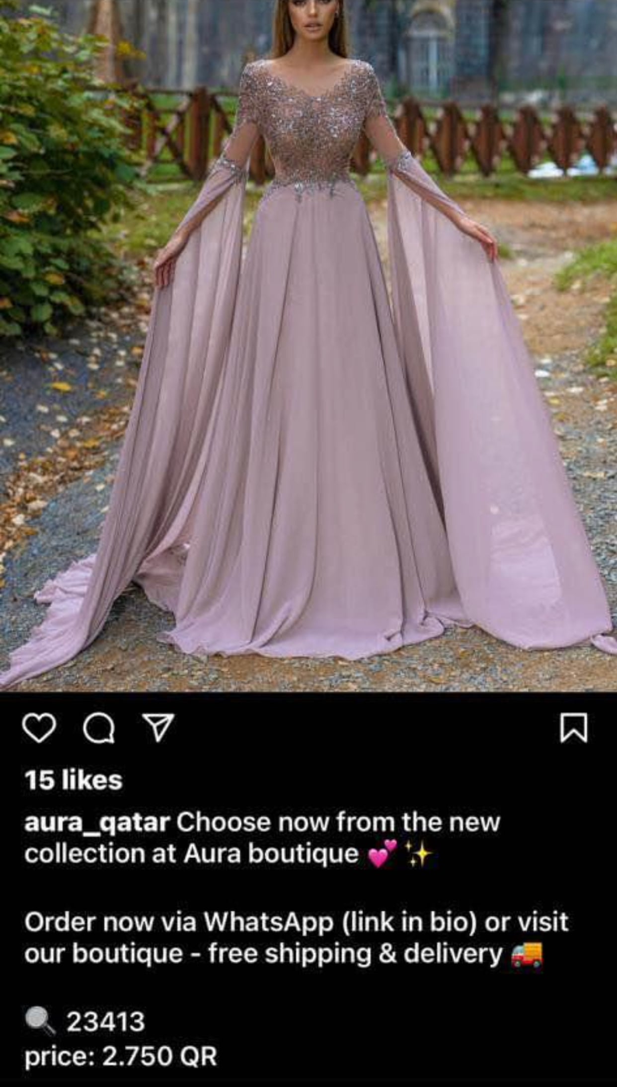 A beautiful evening dress for wedding guests - Image 2