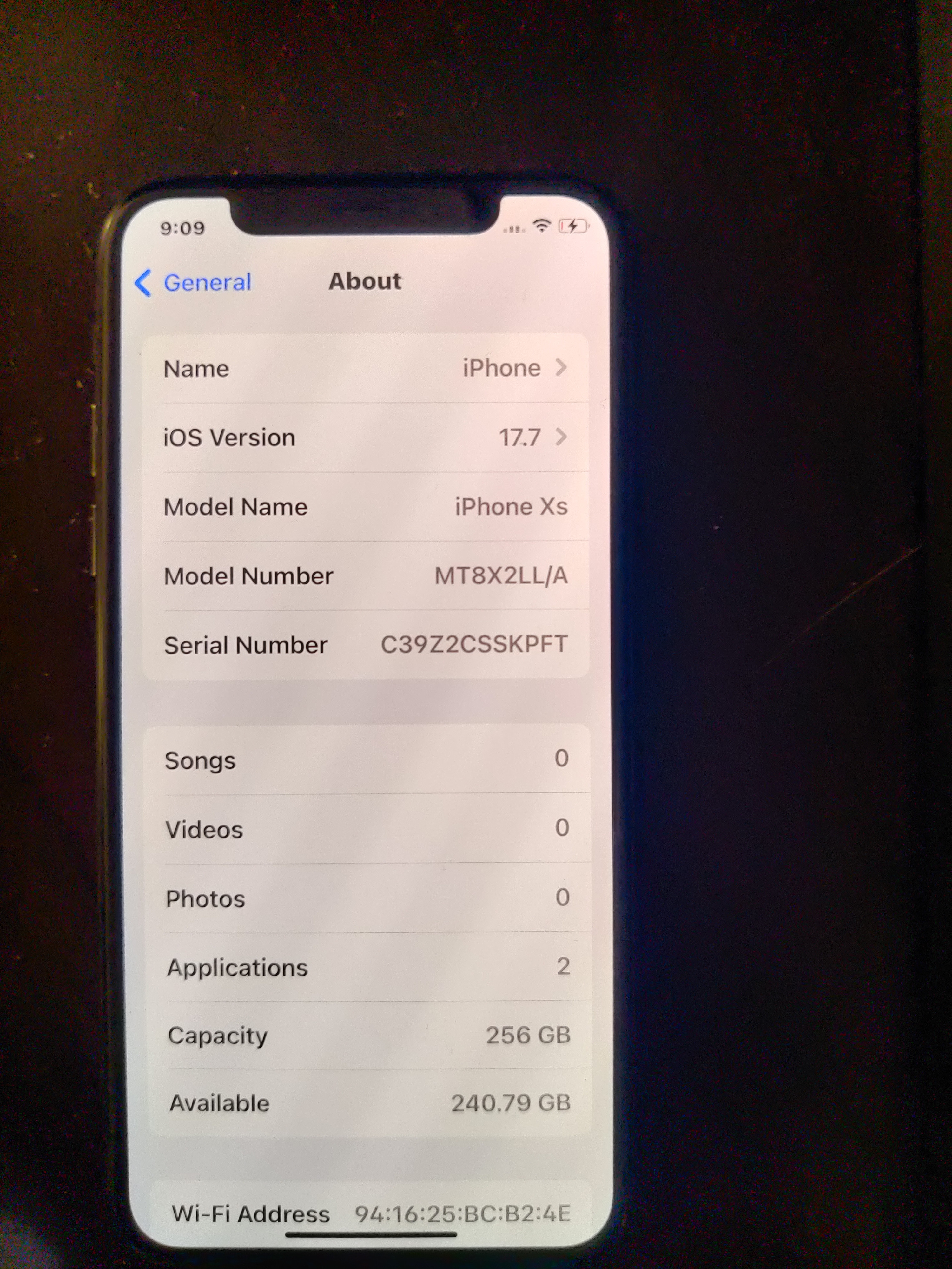 IPhone XS for sale - Image 2