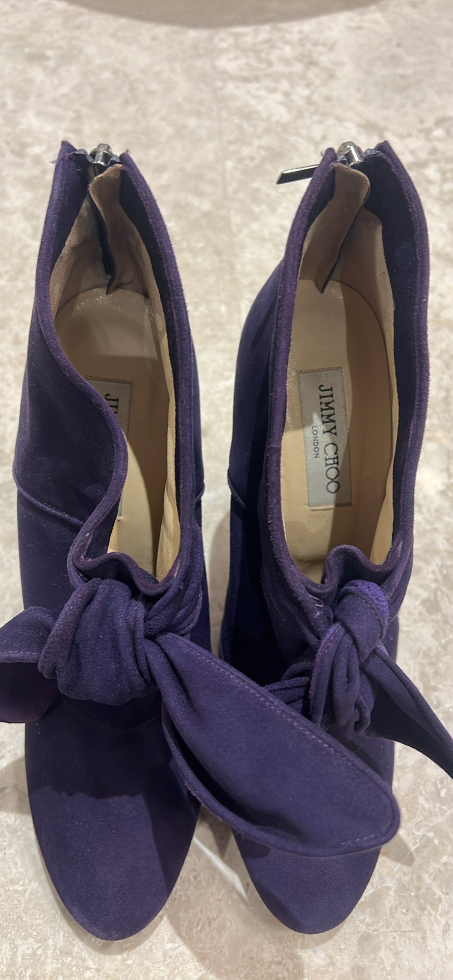 Stunning like new Aubergine/dark purple Jimmy Choo shoes in size 41 (fits 39 - 40) - Image 6