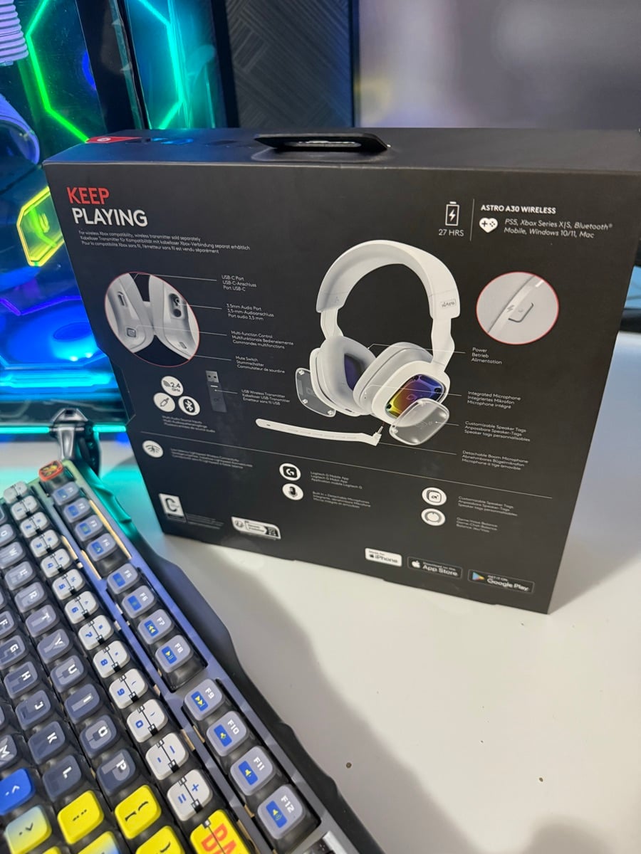 Astro A30 Wireless Gaming Headset (New) - Image 3