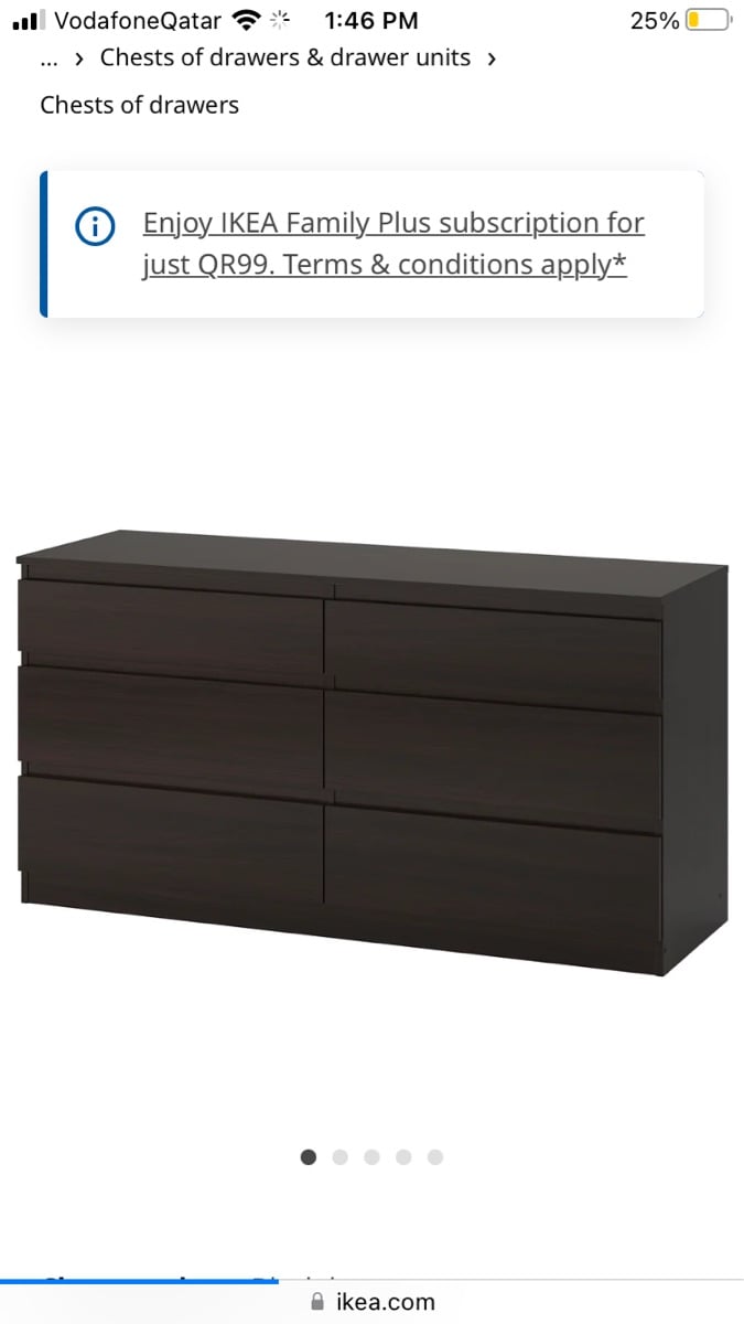 IKEA KULLEN Chest Drawers Set  Black for urgent sale - Image 2