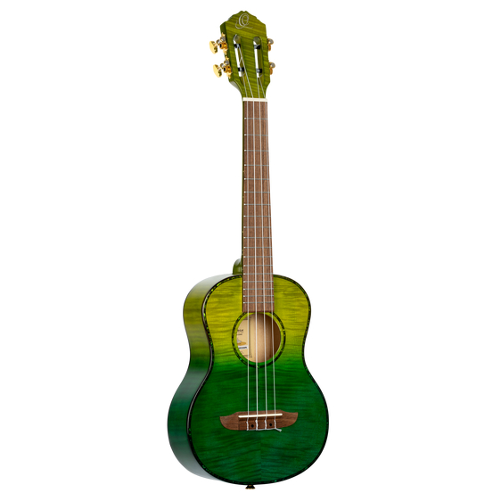 Ortega Ukulele (Flamed Maple Ivy Fade + Bag) - Image 3