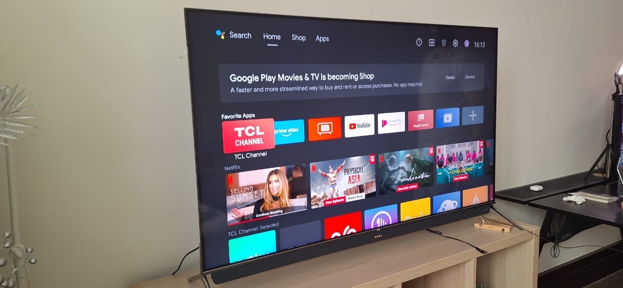 TCL 55C815 QLED Android smart TV - 55 inch - Image 1